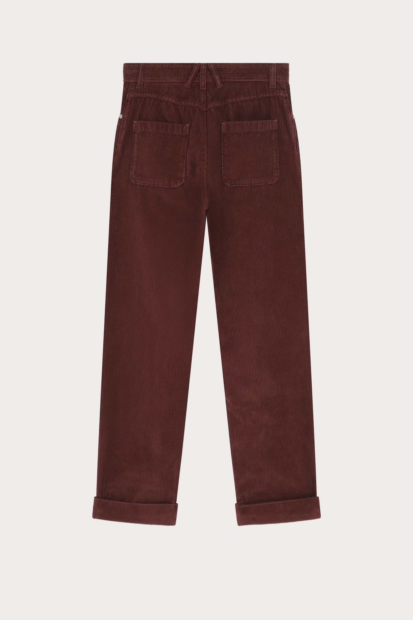 WOMENS TROUSER DARK BROWN 7