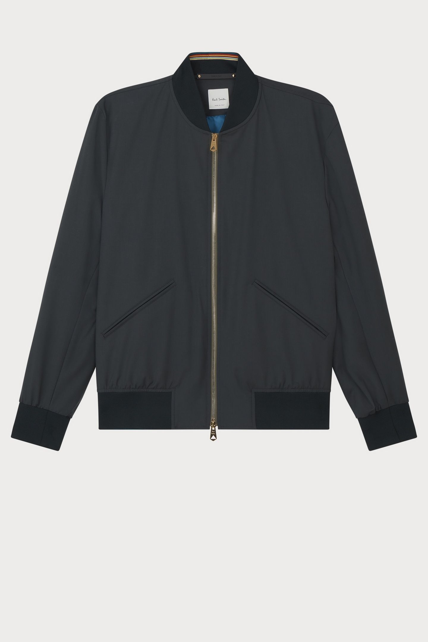 MENS REGULAR FIT BOMBER JACKET OLIVE GREEN 4