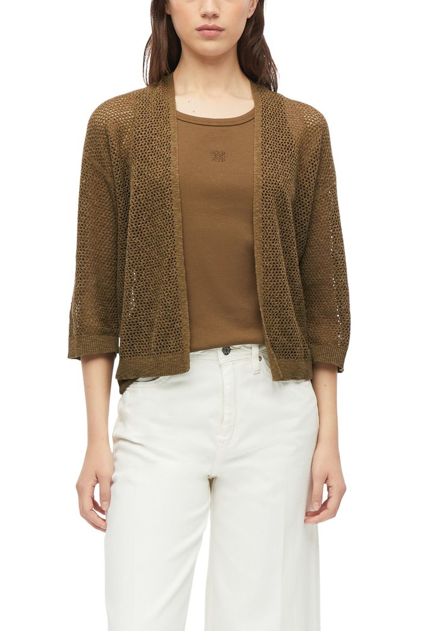 S.OLIVER CARDIGAN BROWN 1