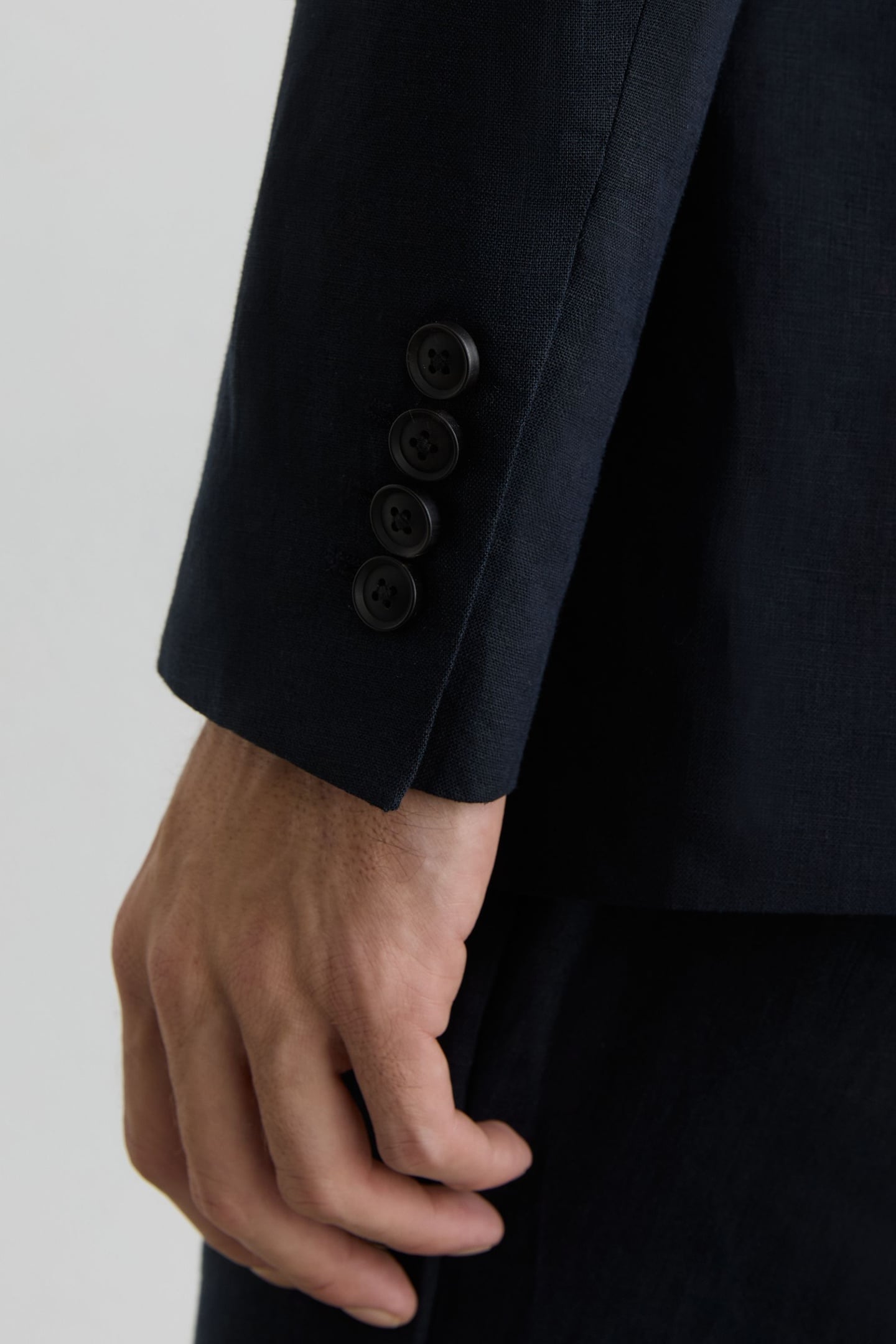 LINEN FIT BLAZER NAVY 6