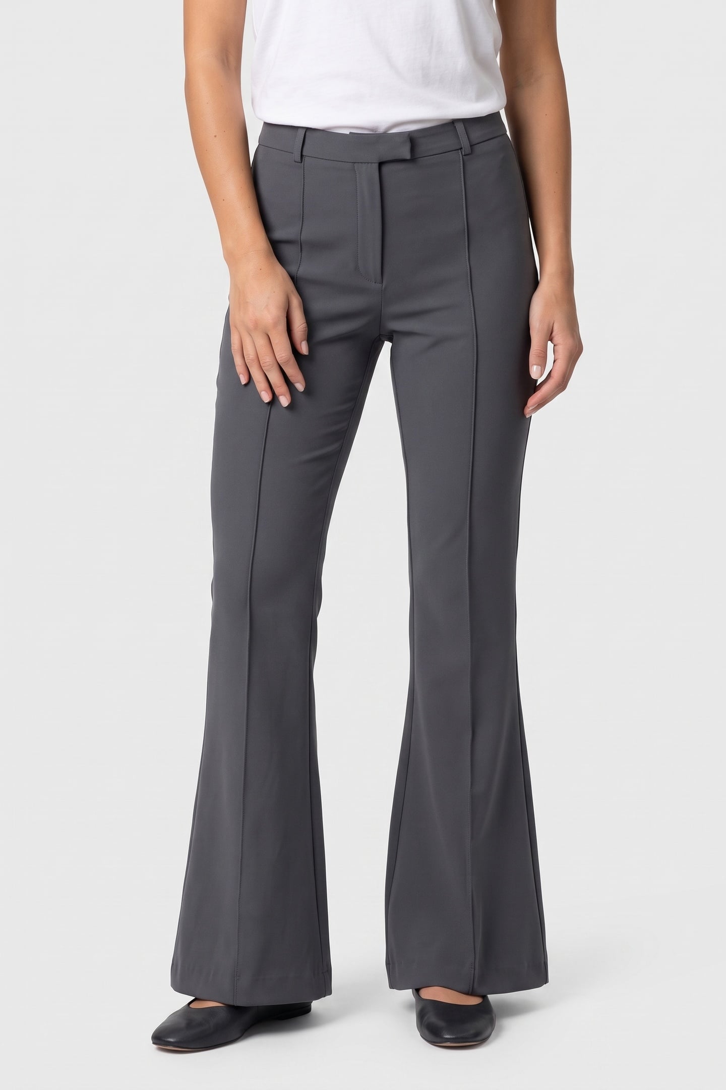 ES YVETTE TROUSERS GREY 1