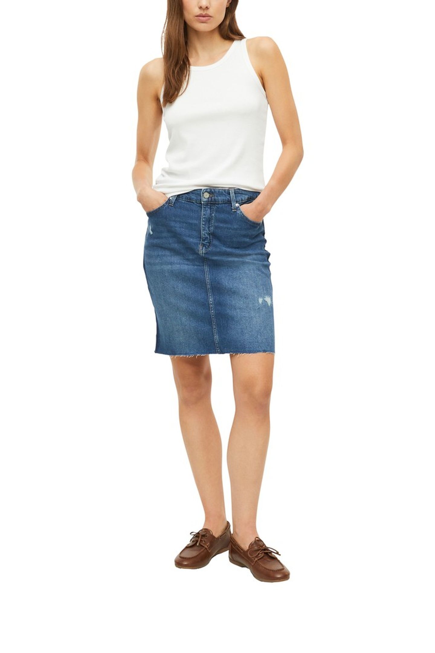 S.OLIVER SKIRTS BLUE DENIM 2