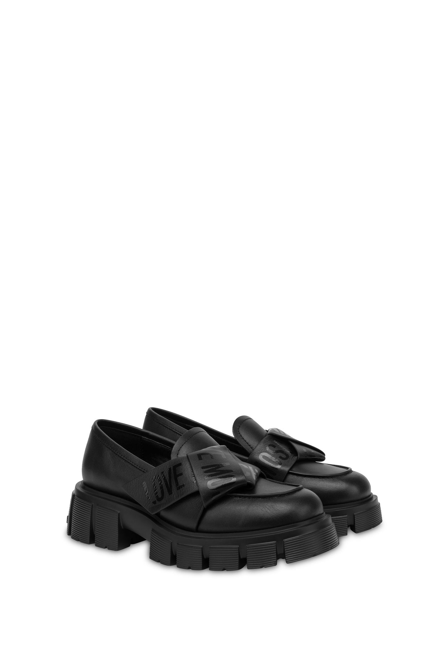 CALFSKIN MOCCASINS BLACK 2