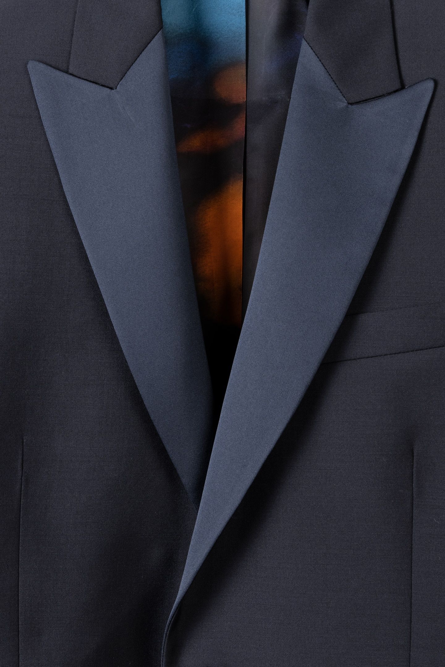 MENS TAILORED FIT 1BTN EVENING SUIT VERY DARK NAVY 7