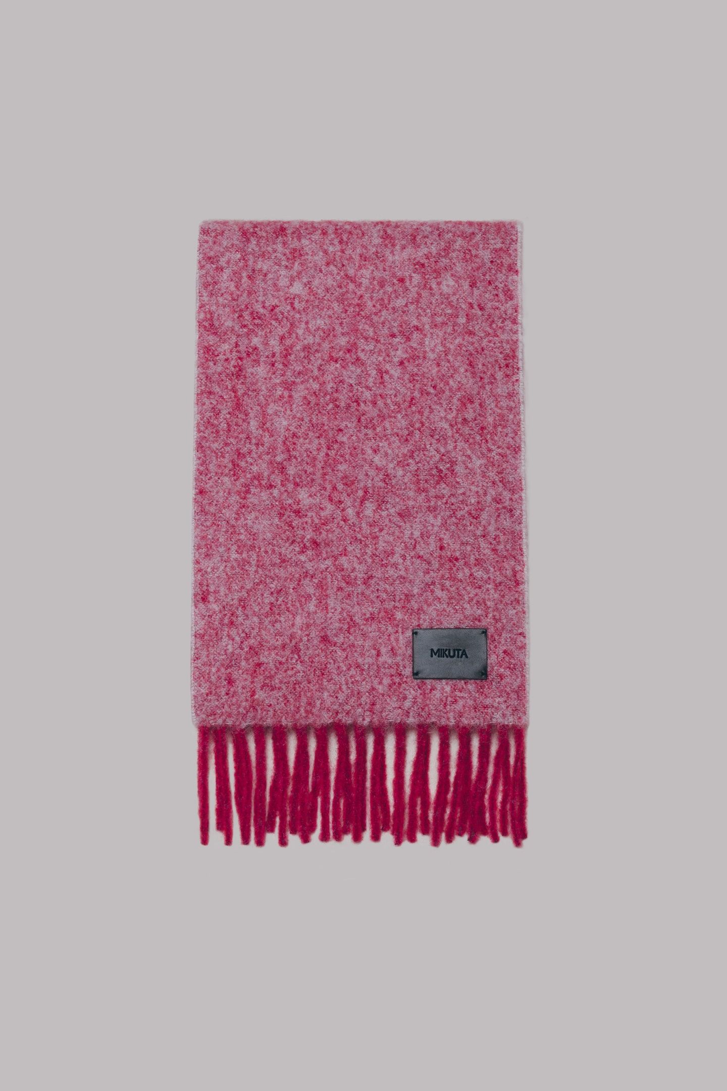 THE PINK FADED ALPACA BLEND SCARF PINK 3