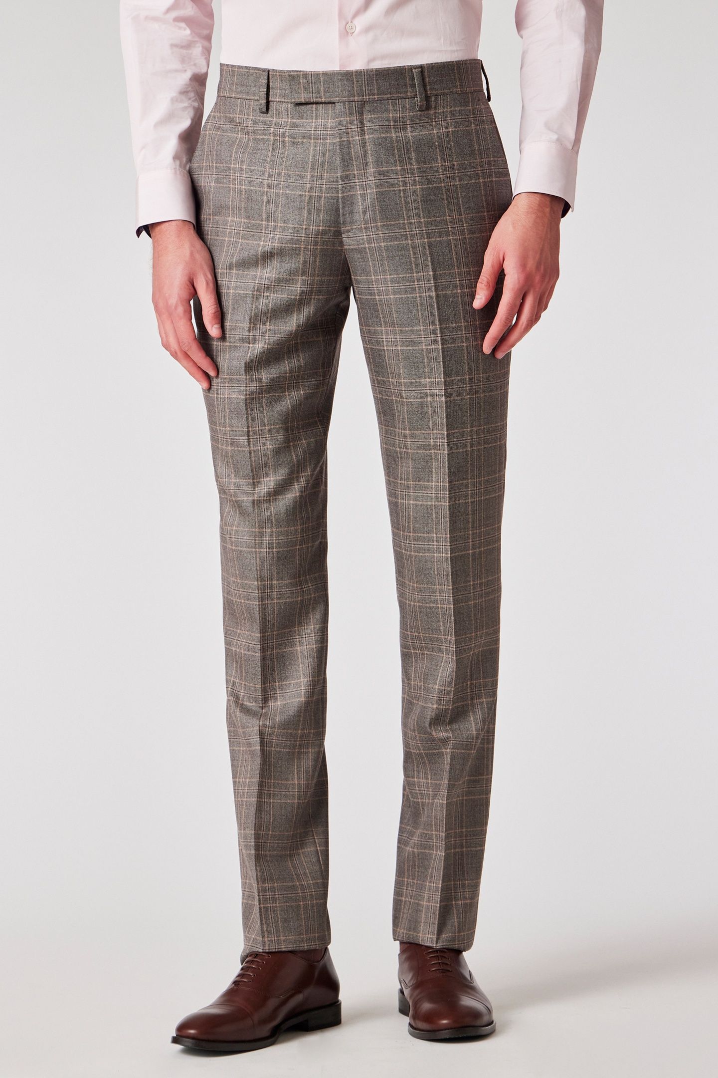 MENS TAILORED FIT 2 BUTTON SUIT CAMEL 1