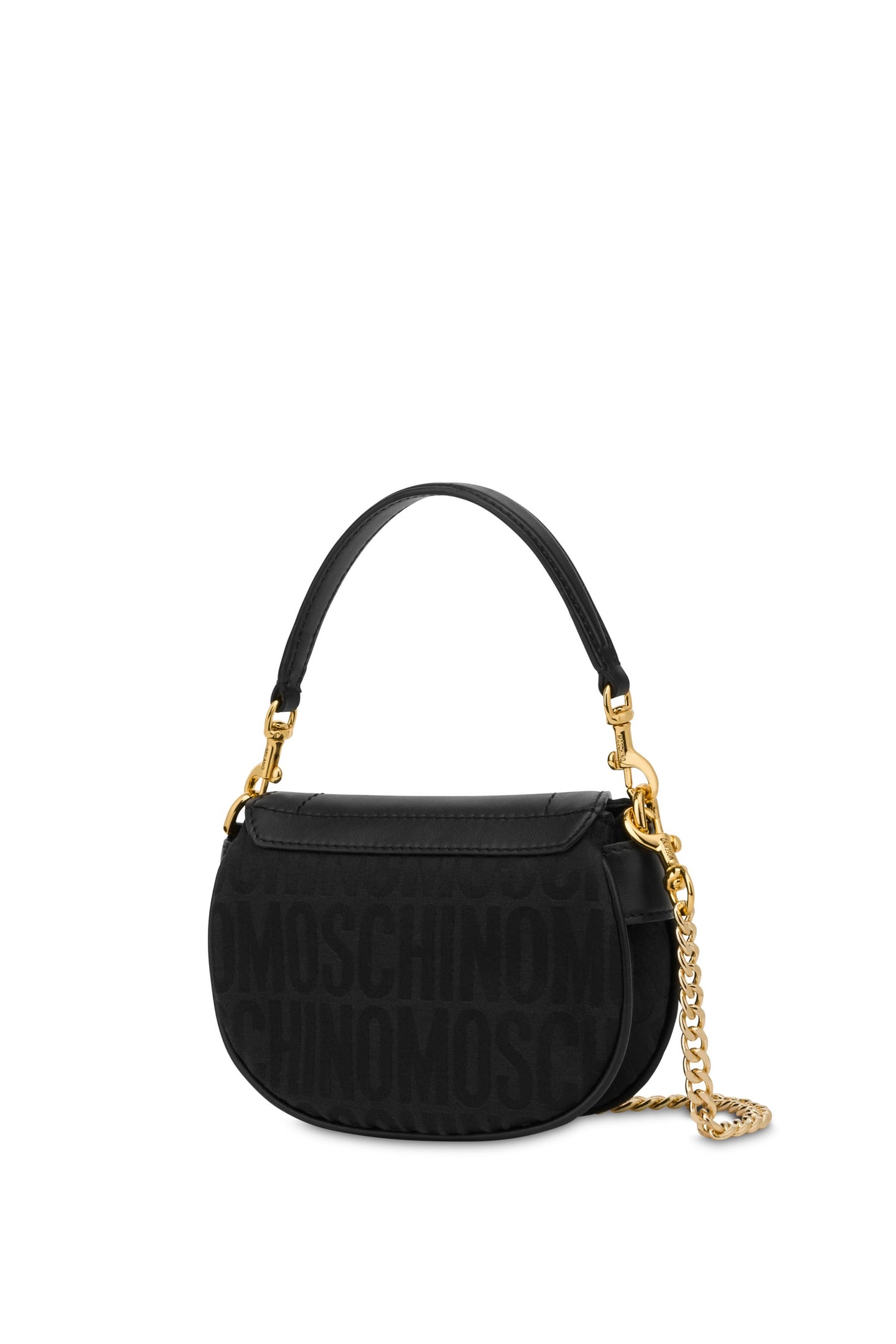 SMALL ALLOVER LOGO HANDBAG BLACK 2