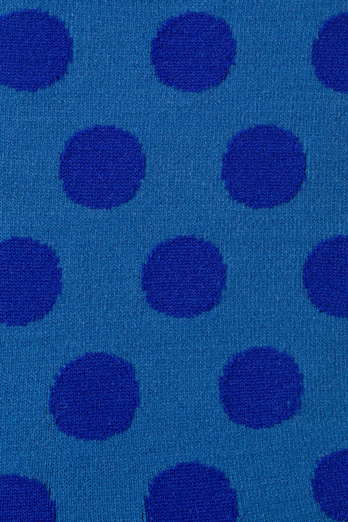 MEN CYCLE SOCK POLKA LONG LEG NAVY 5