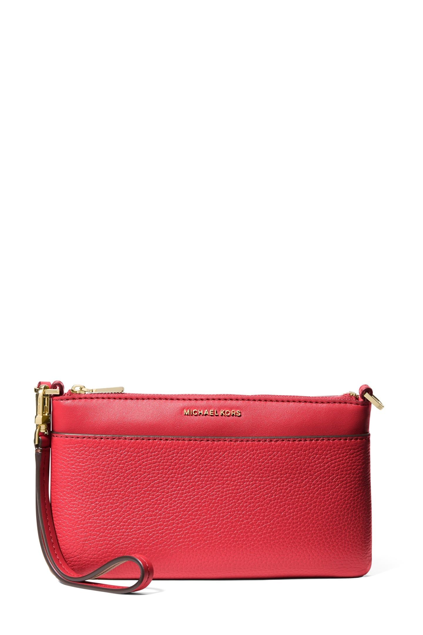MEDIUM TOP ZIP CONVERTIBLE WRISTLET CRIMSON 1