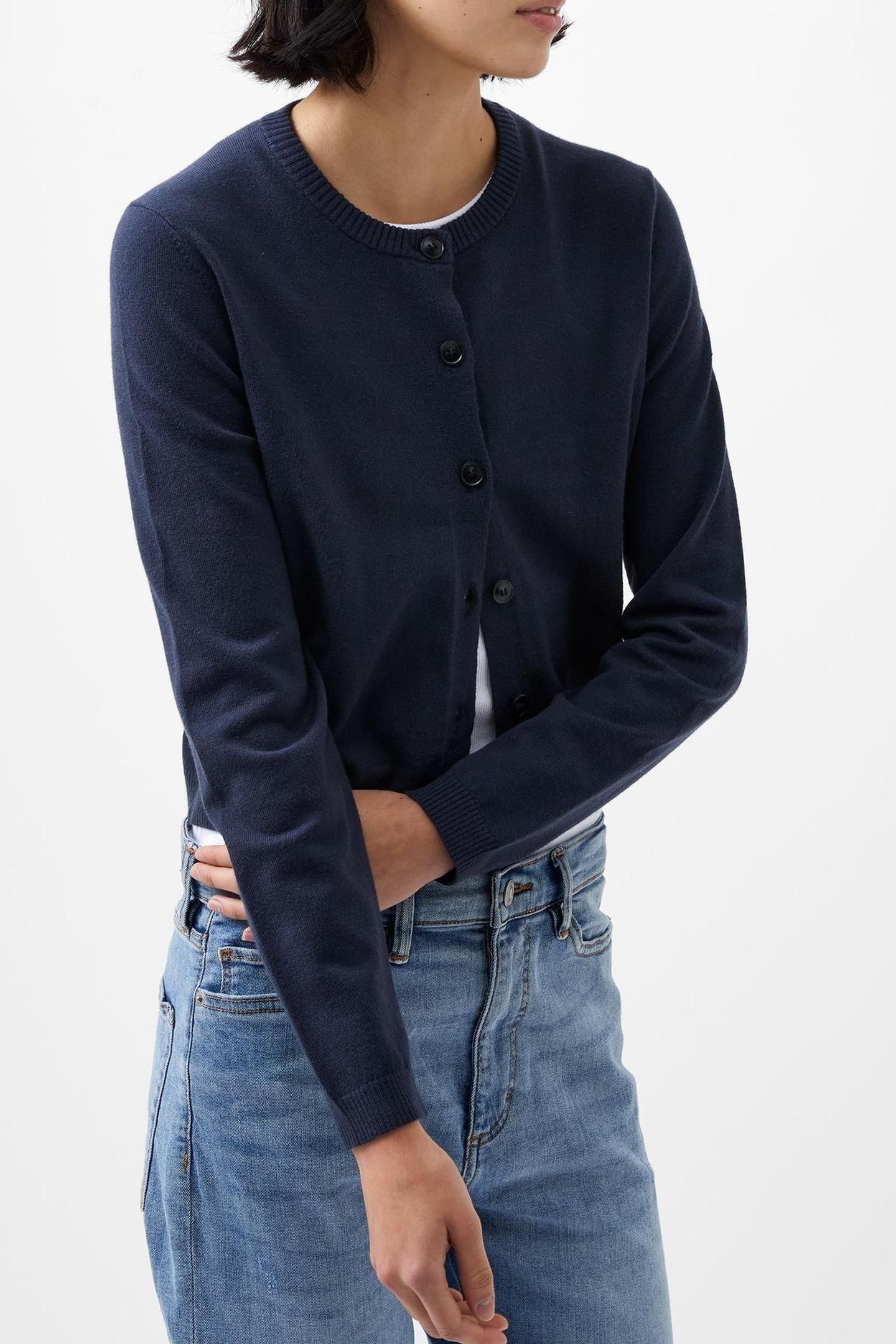 COSYSOFT FITTED CARDIGAN MARINE SIZE [XL] MARINE 2