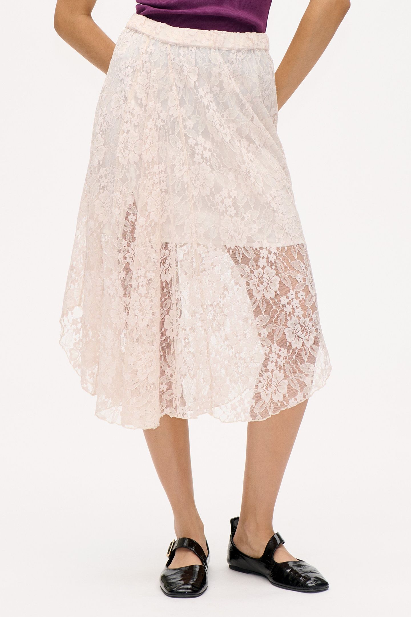 SELMO SKIRT WHITE SAND 1