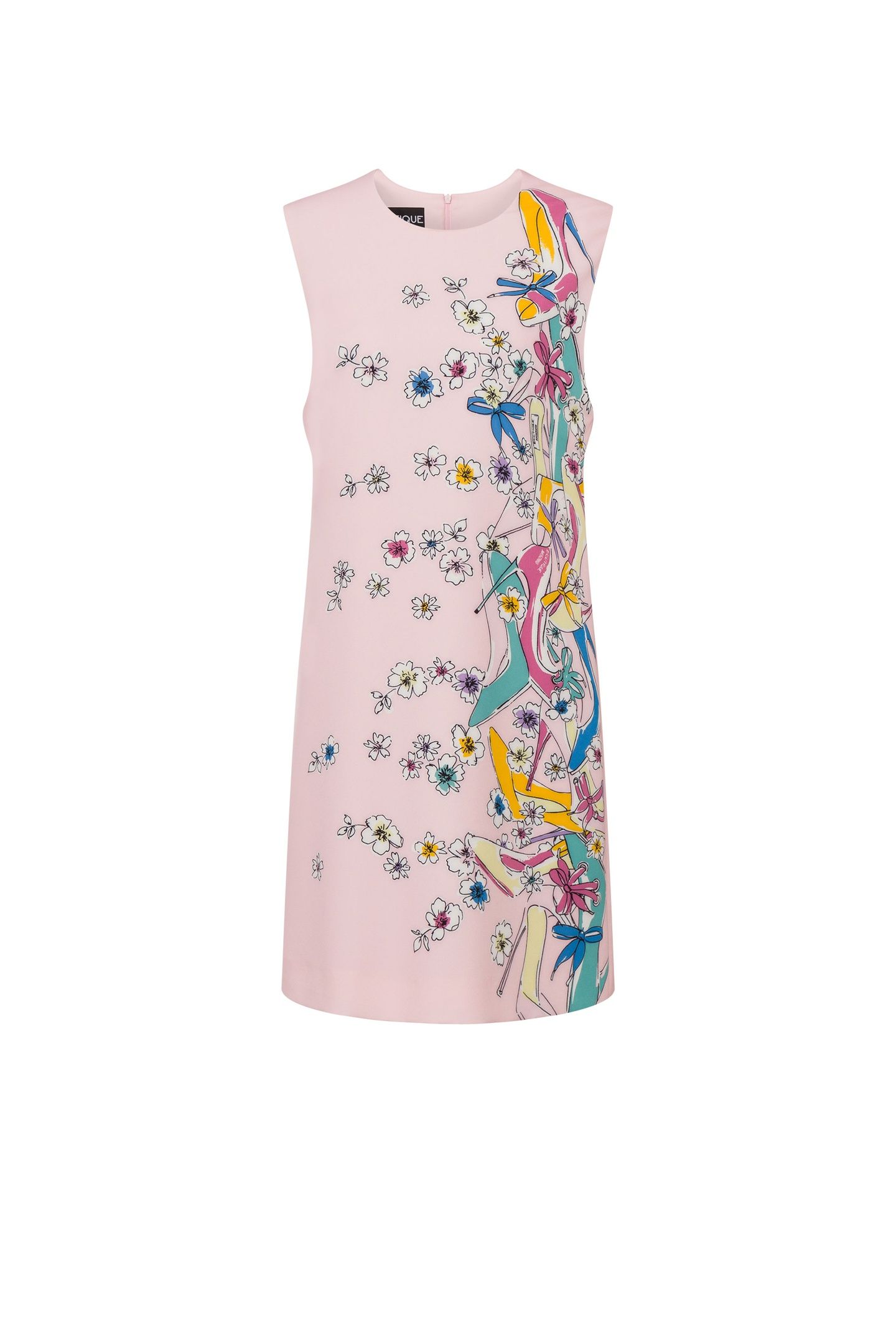 HEELS & FLOWERS LIGHTWEIGHT CADY DRESS PINK 3