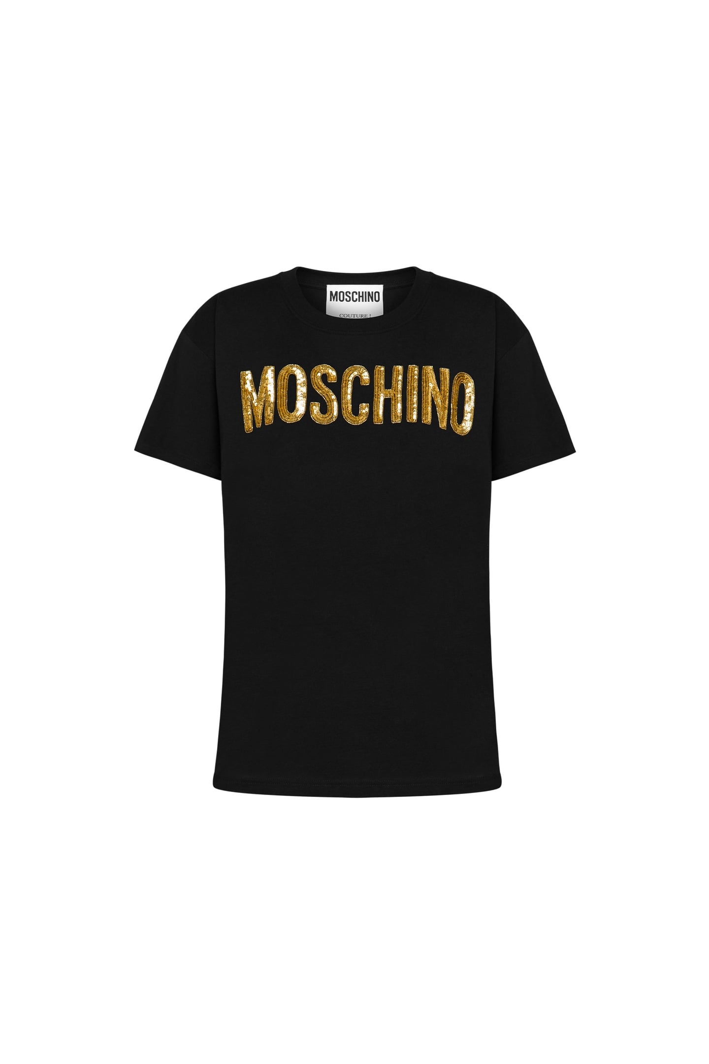ORGANIC JERSEY T-SHIRT EMBELLISHED LOGO BLACK 3