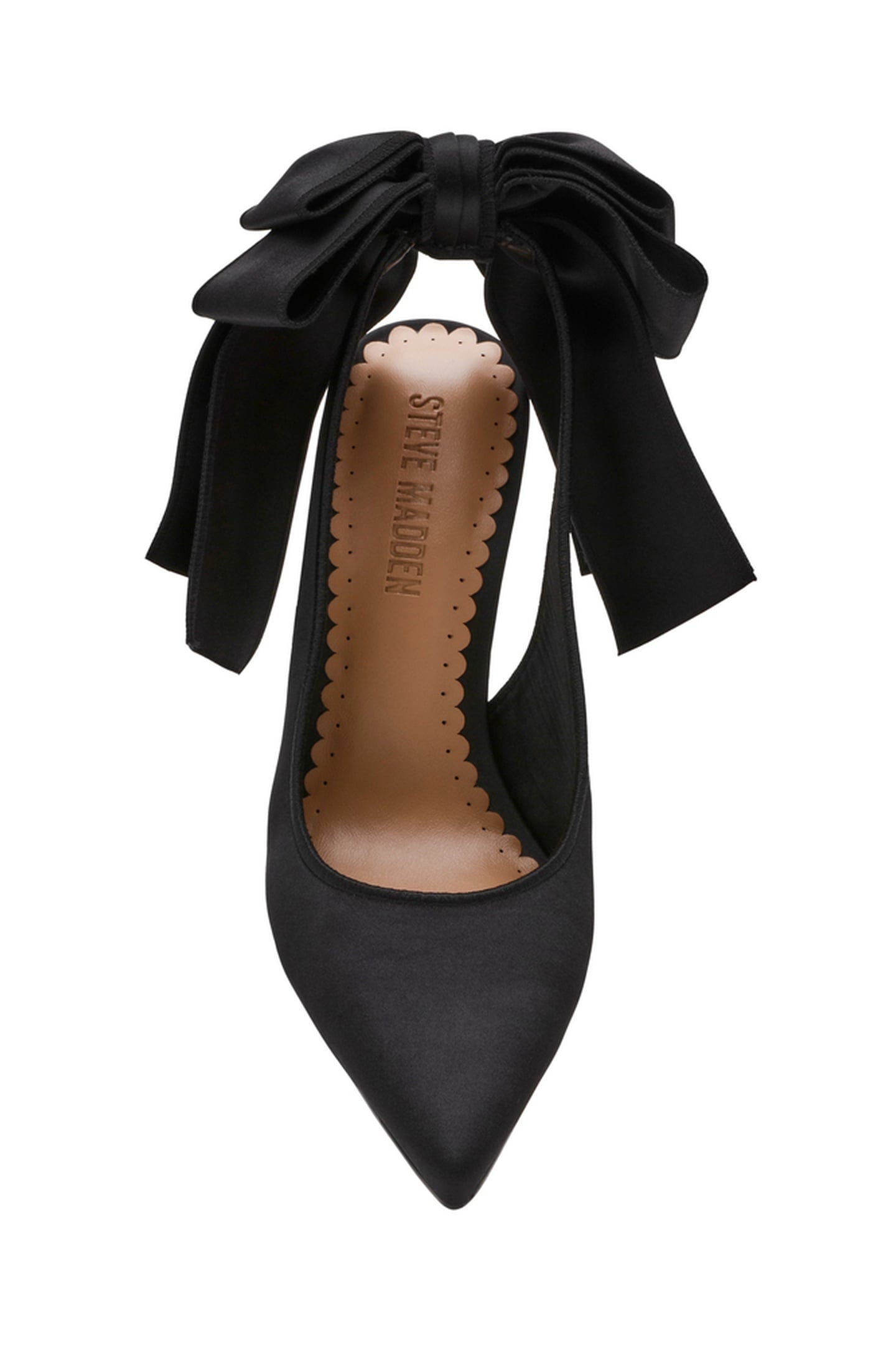 TEACUP PUMPS BLACK SATIN 5