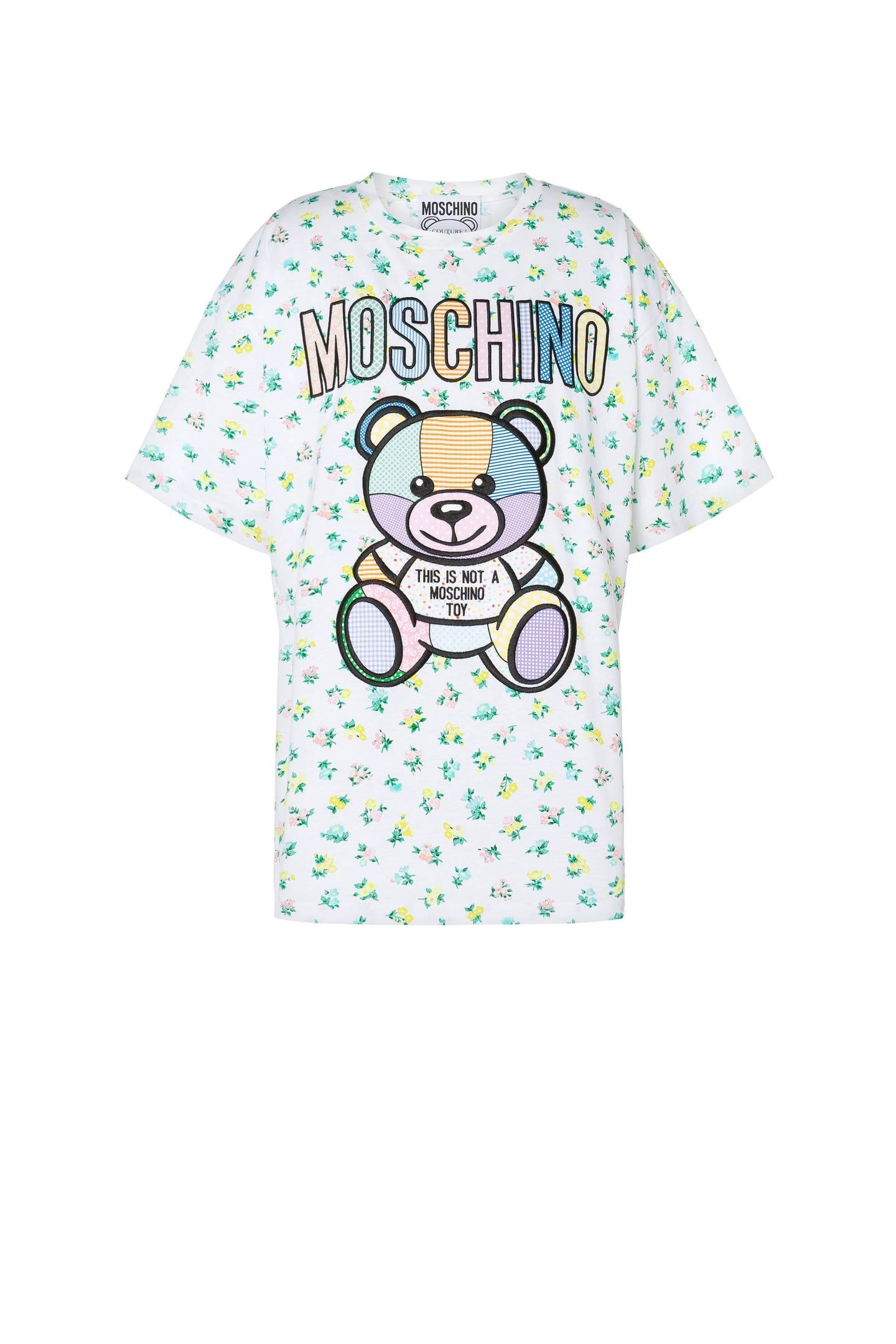 TEDDY PATCHWORK FLORAL T-SHIRT WHITE 3