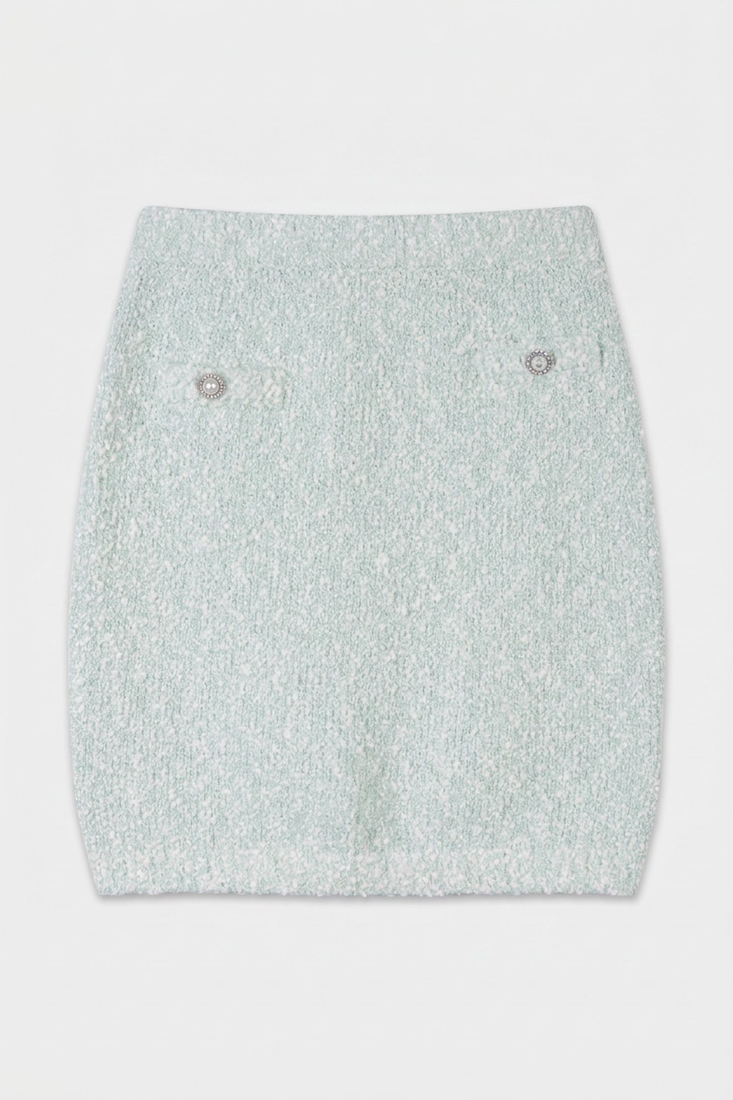 DOROTHY SKIRT SWTR CREAM AND WHITE COMB 3
