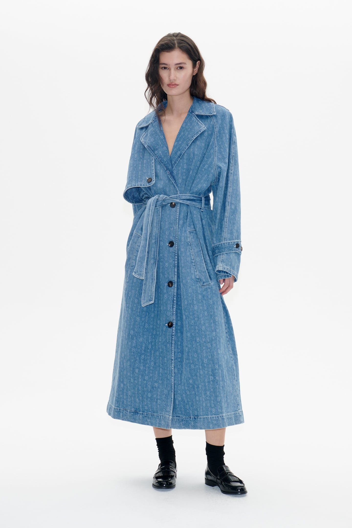DELILAH COAT 99 DENIM BLUE 1