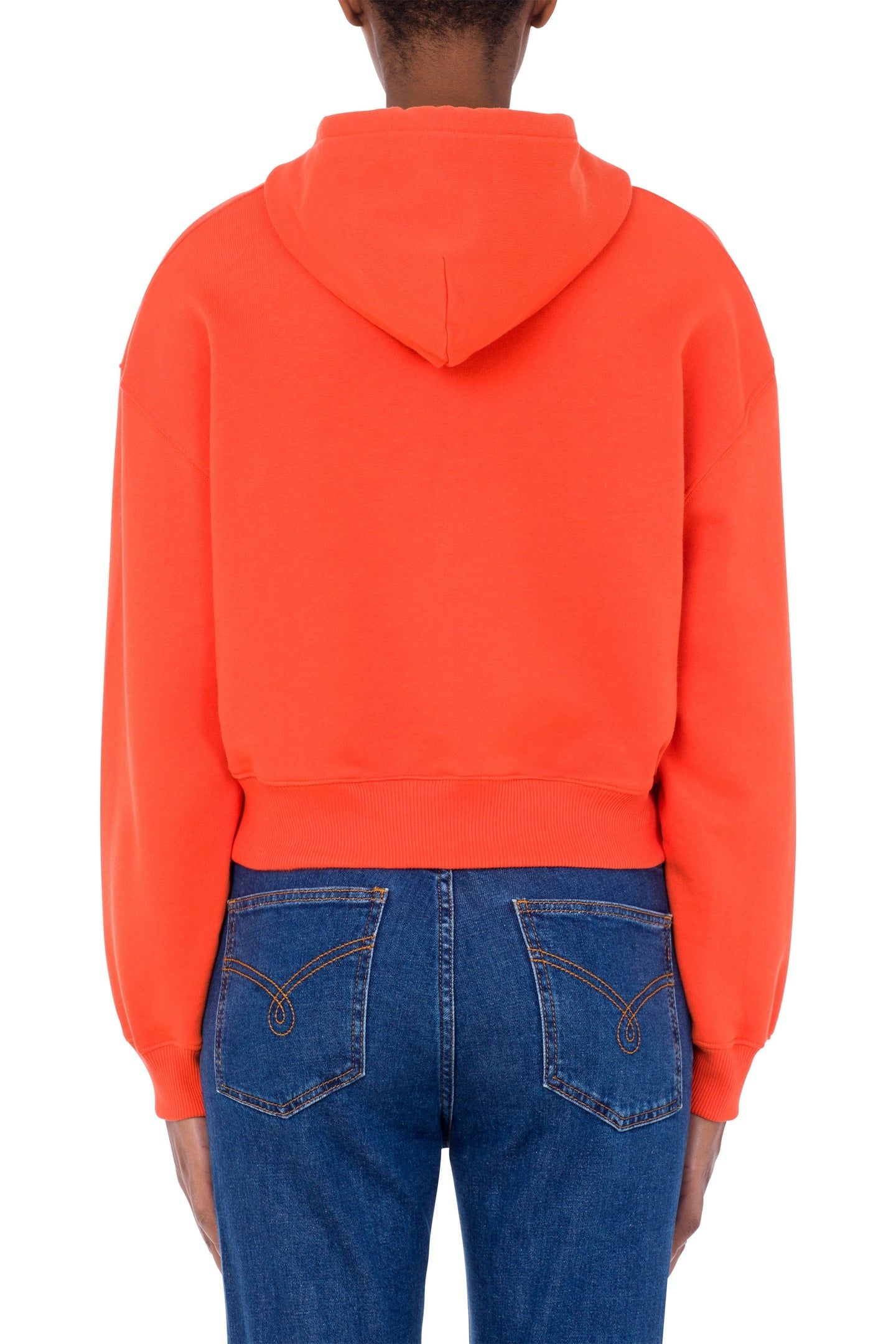 PEACE & LOVE HOODIE ORANGE 2