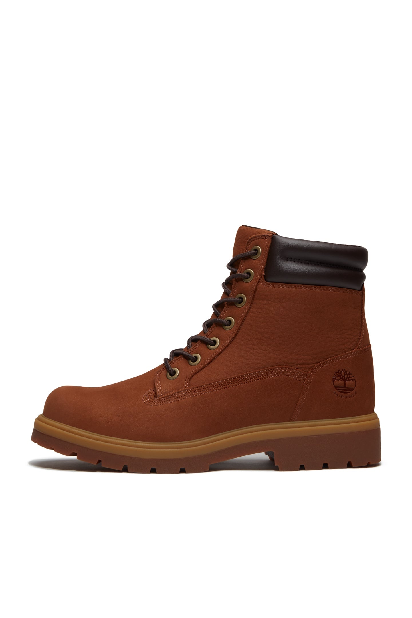 6 INCH LACE UP WATERPROOF BOOT RUST NUBUCK 8