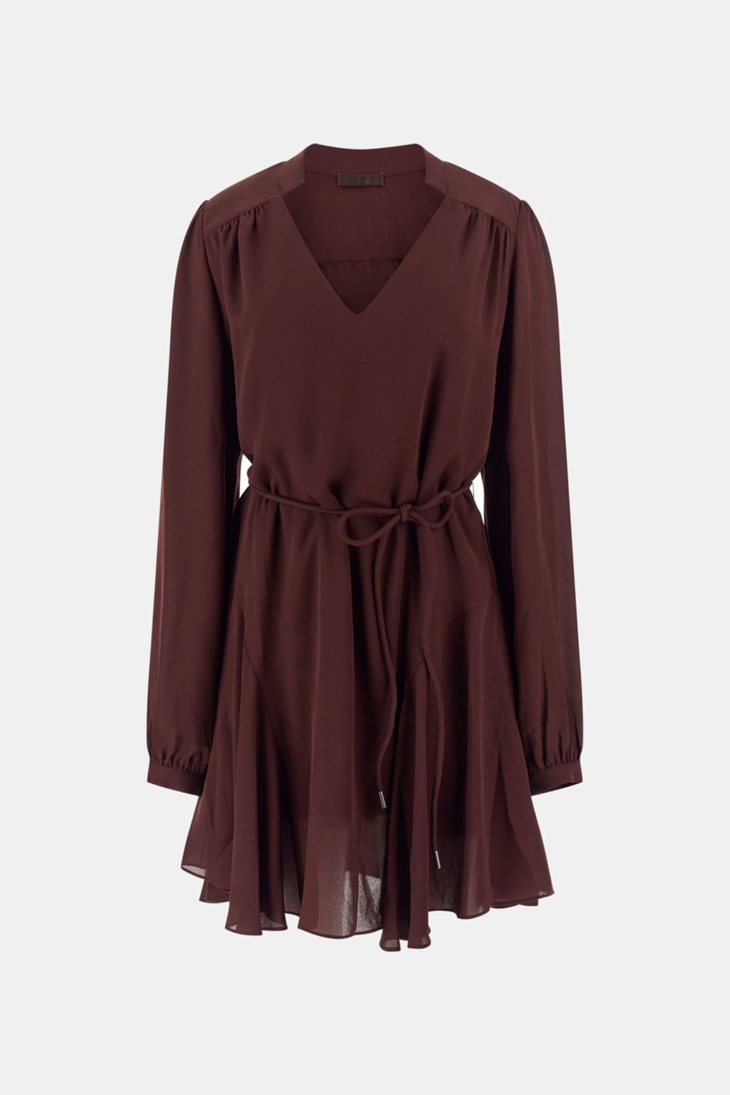 LS WANDA FLARE DRESS PURE CHOCO 5