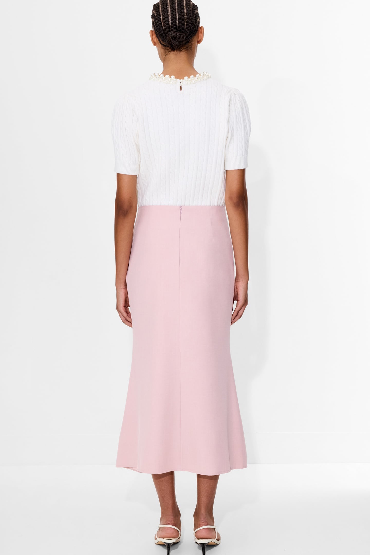 IMOLA TAILORED SKIRT PEACH PINK PEACH PINK 3