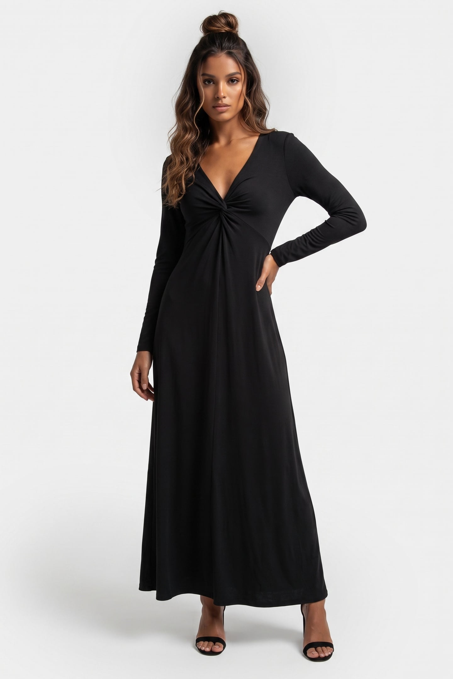 PA SIMONA DRESS BLACK 1