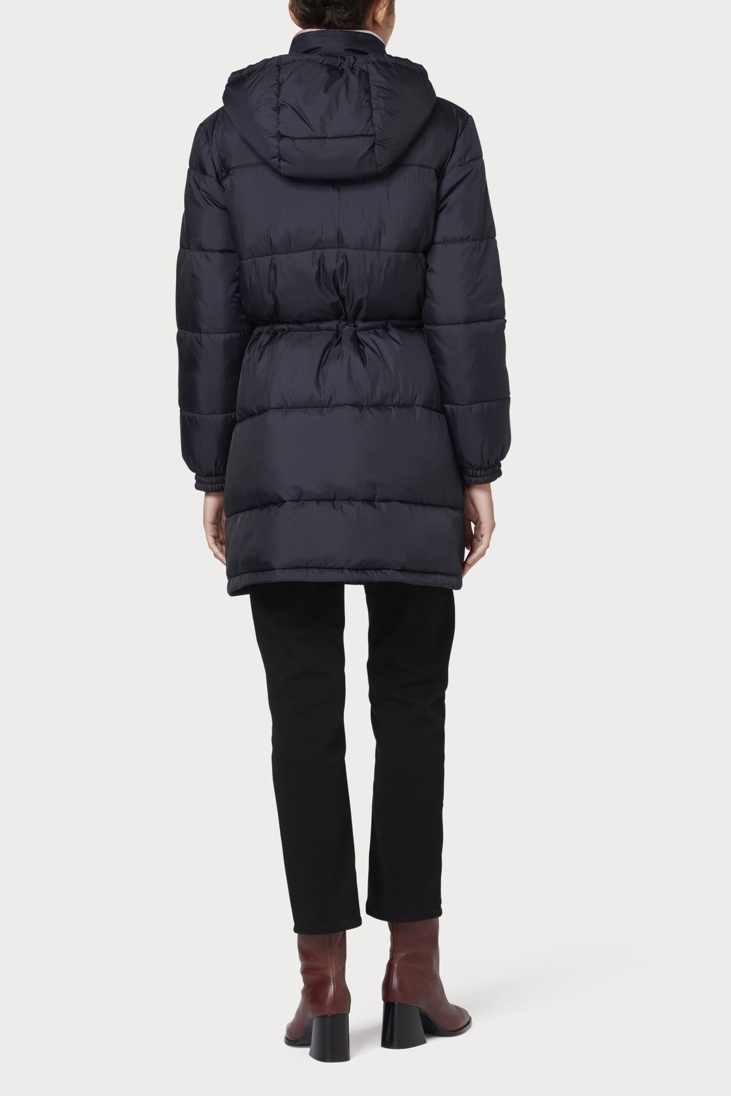 WOMENS FIBRE DOWN JACKET VERY DARK NAVY 2