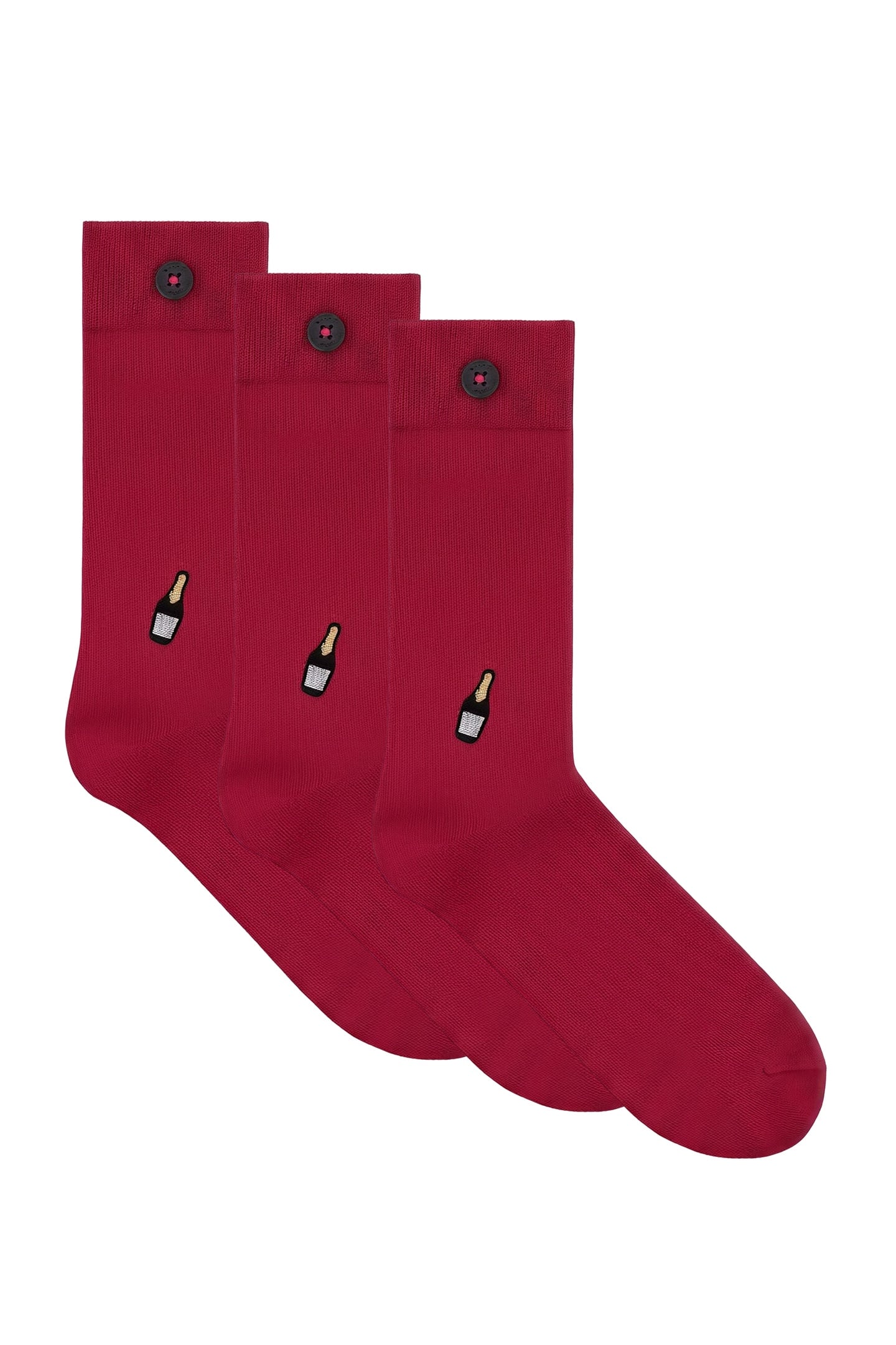A-DAM 3-PACK CASUAL SOCKS CHARLIE RED 1