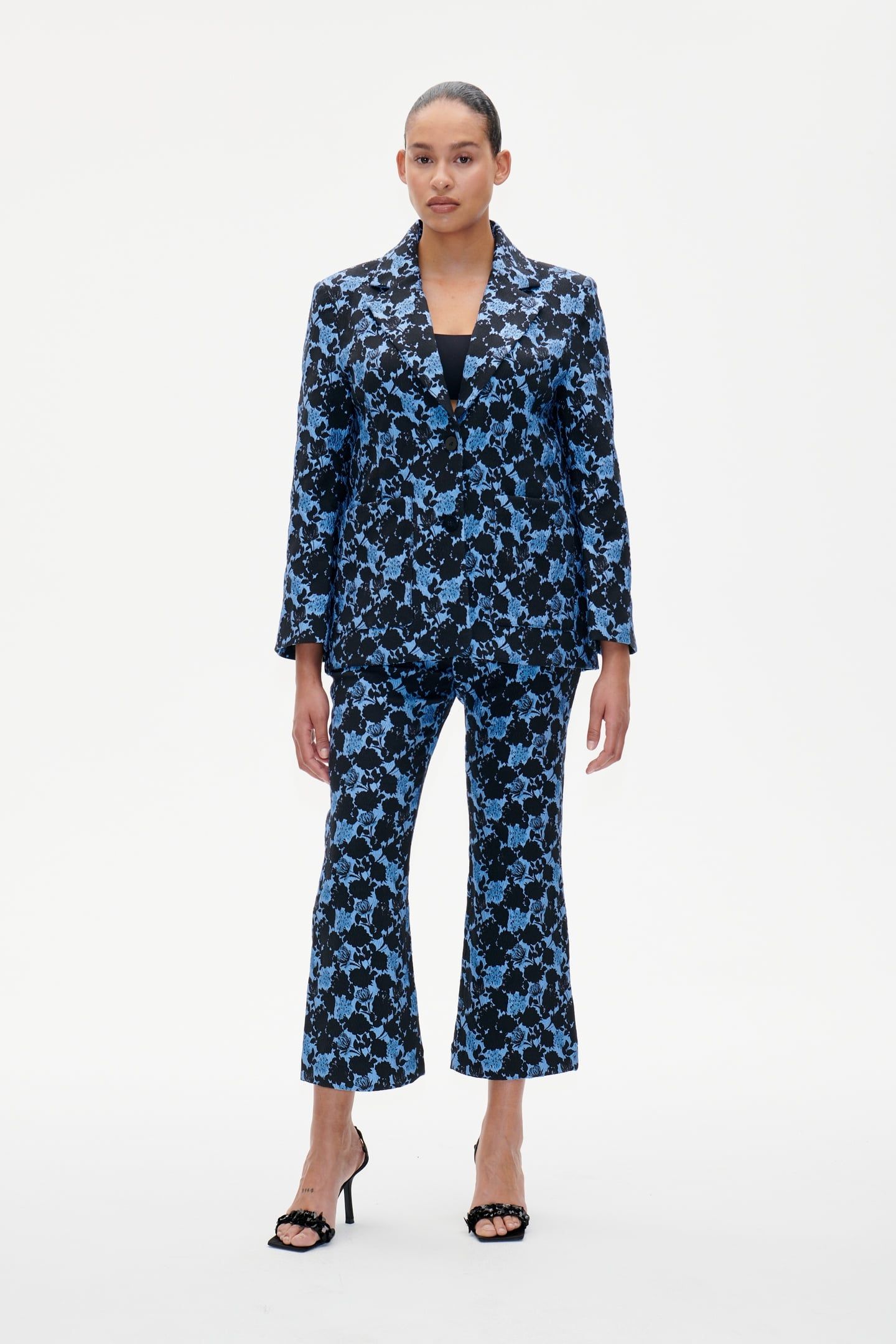 BIA JACKET BLUE FLOWER JACQUARD 1