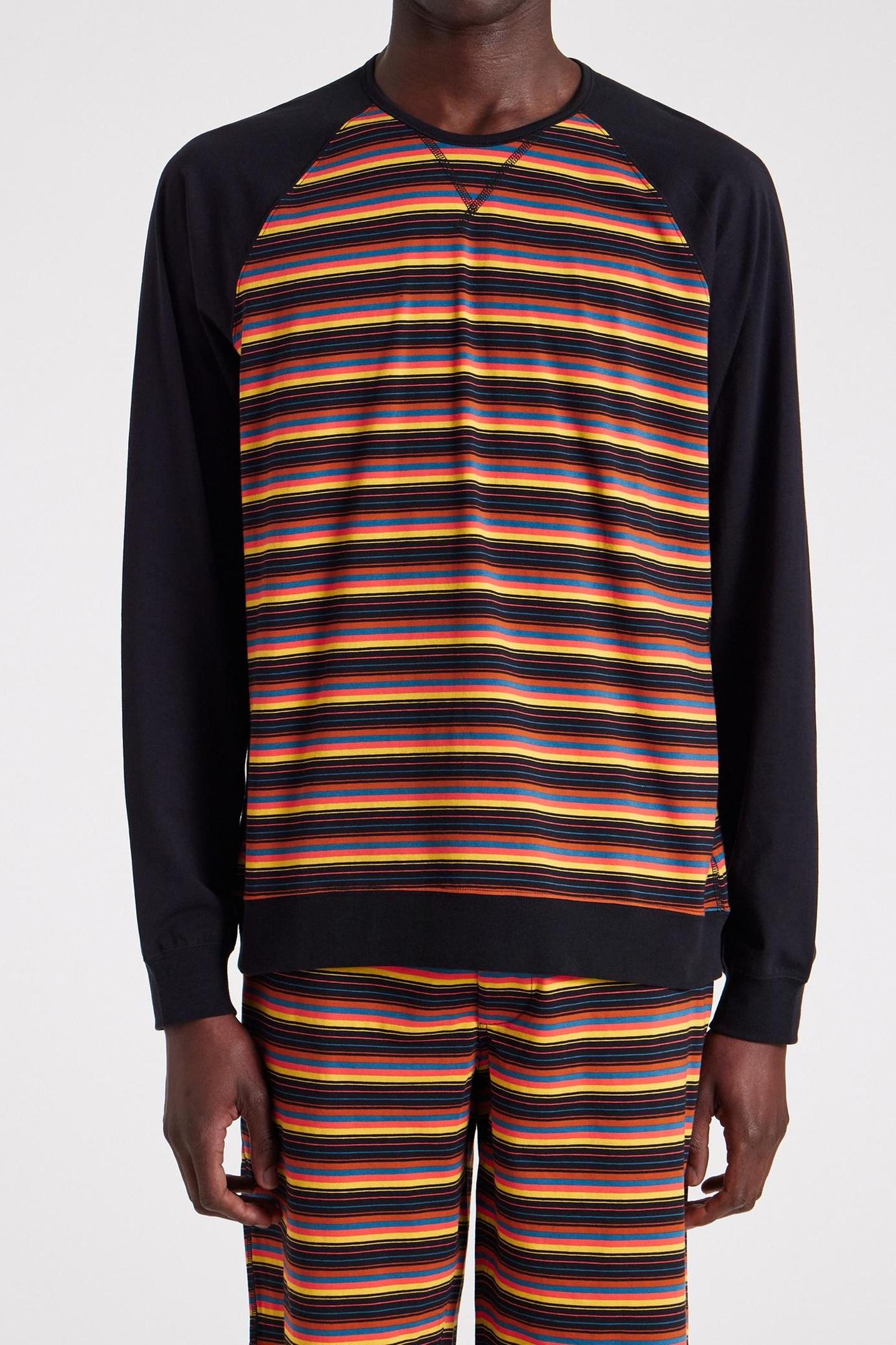 MEN L/S TOP ANDY BRT STRP ARTIST_STRIPE 1