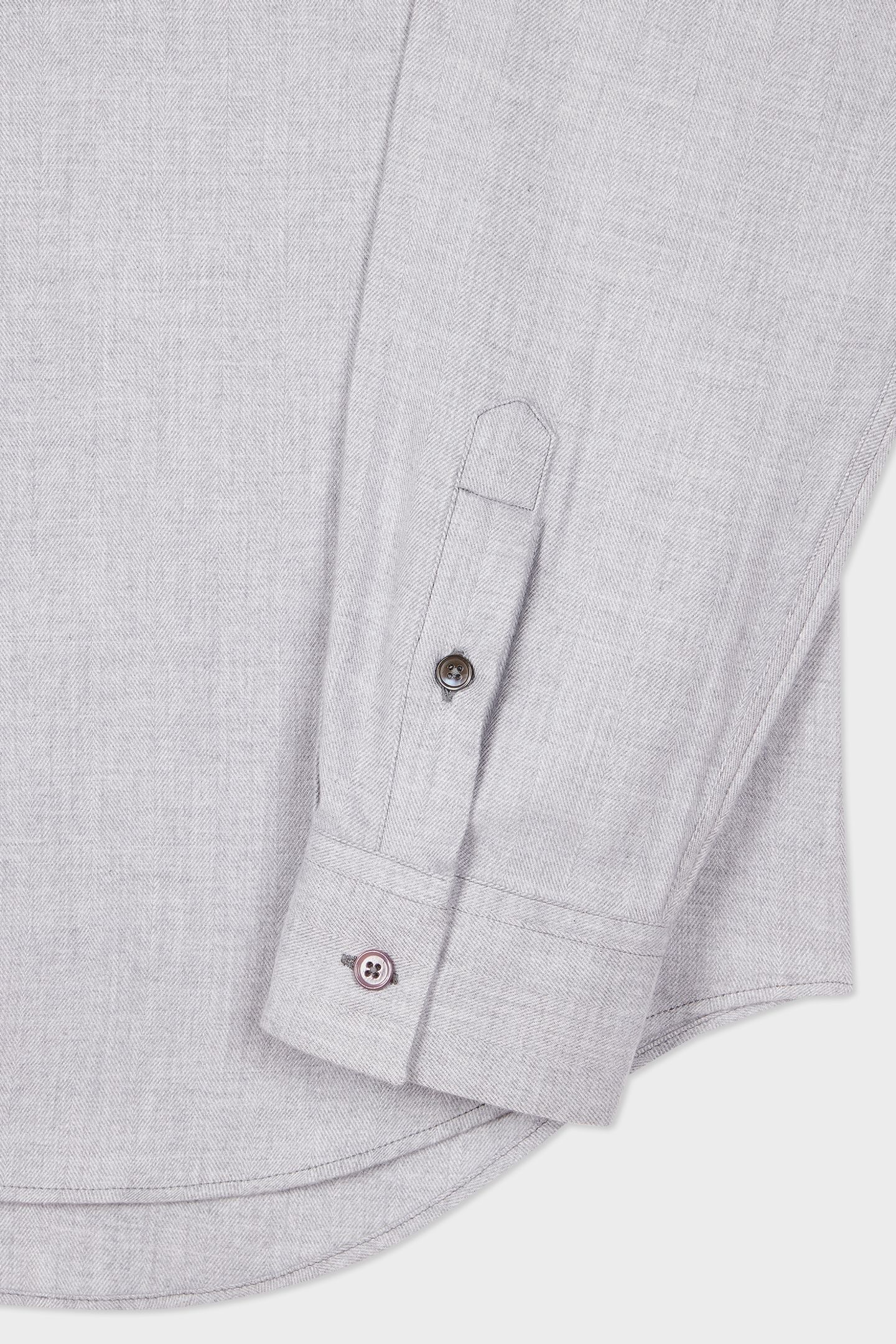 MENS S/C CASUAL FIT SHIRT GREY MELANGE 4