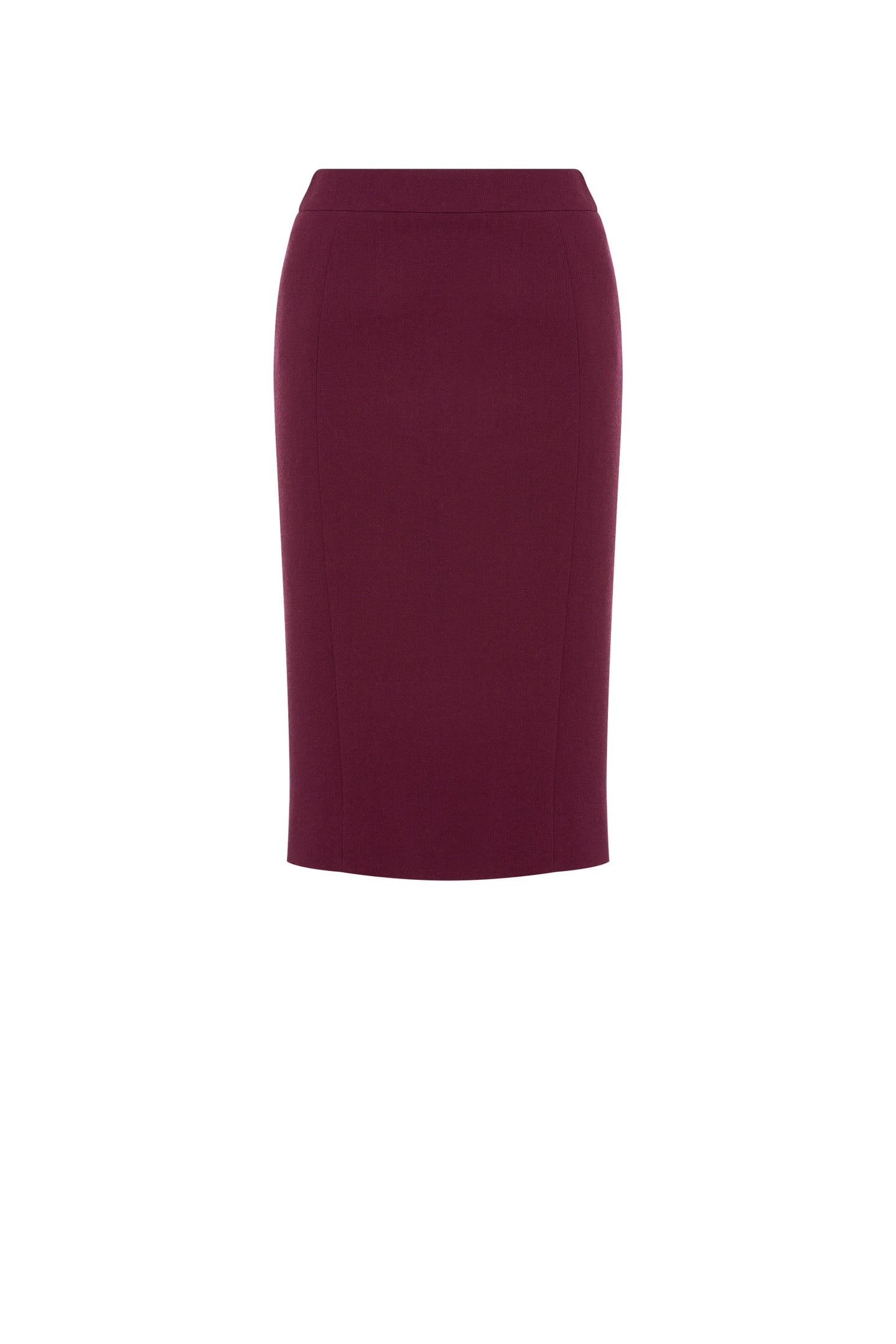 WOOL AND VISCOSE BOUCLÉ SKIRT RED 3