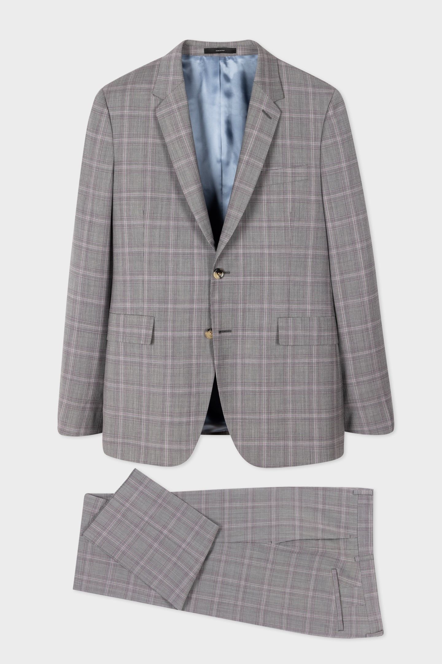 MENS SLIM FIT 2BTN SUIT GREY 1