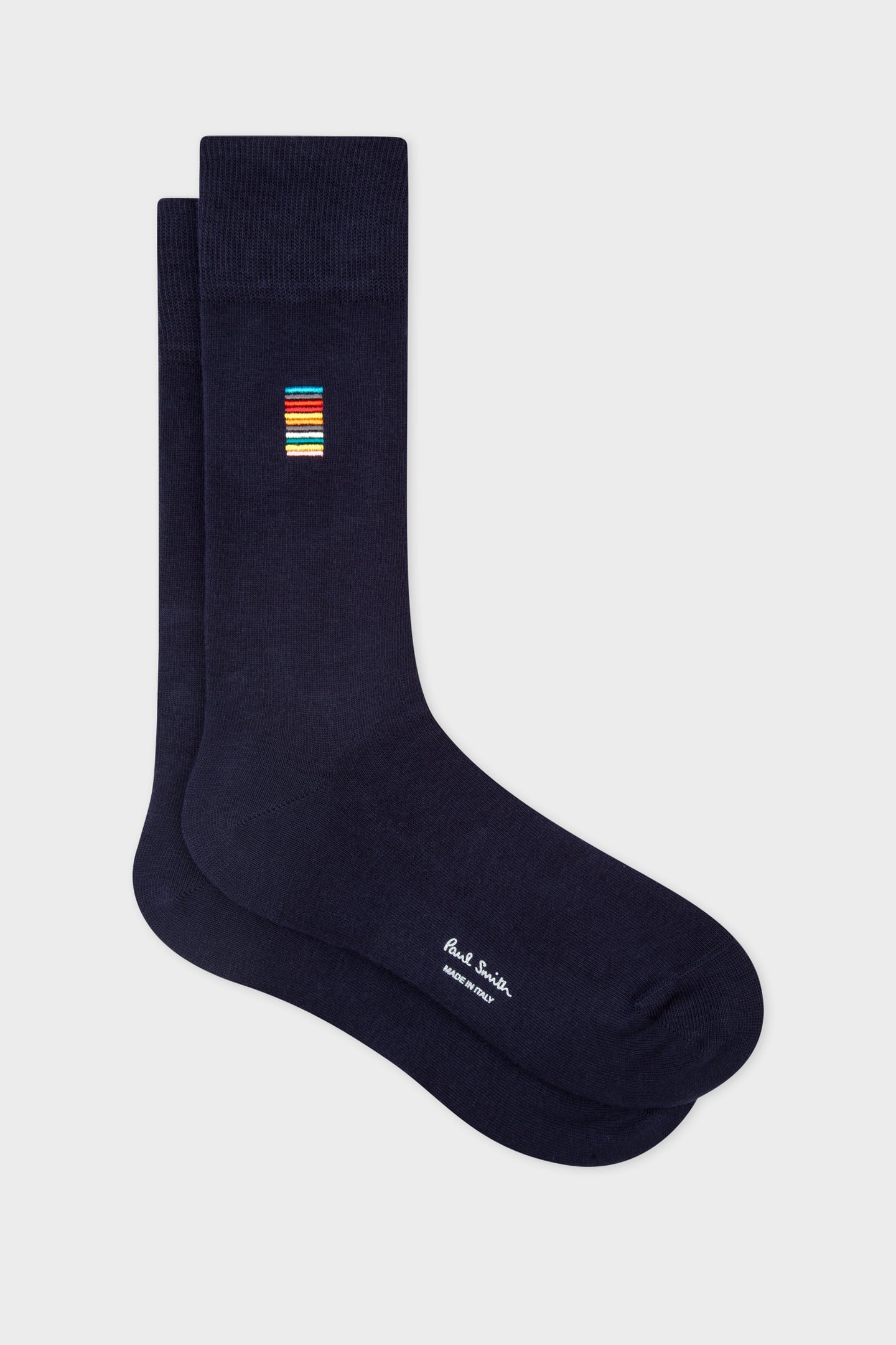 MEN SOCK ALFIE SIGN EMB NAVY 2