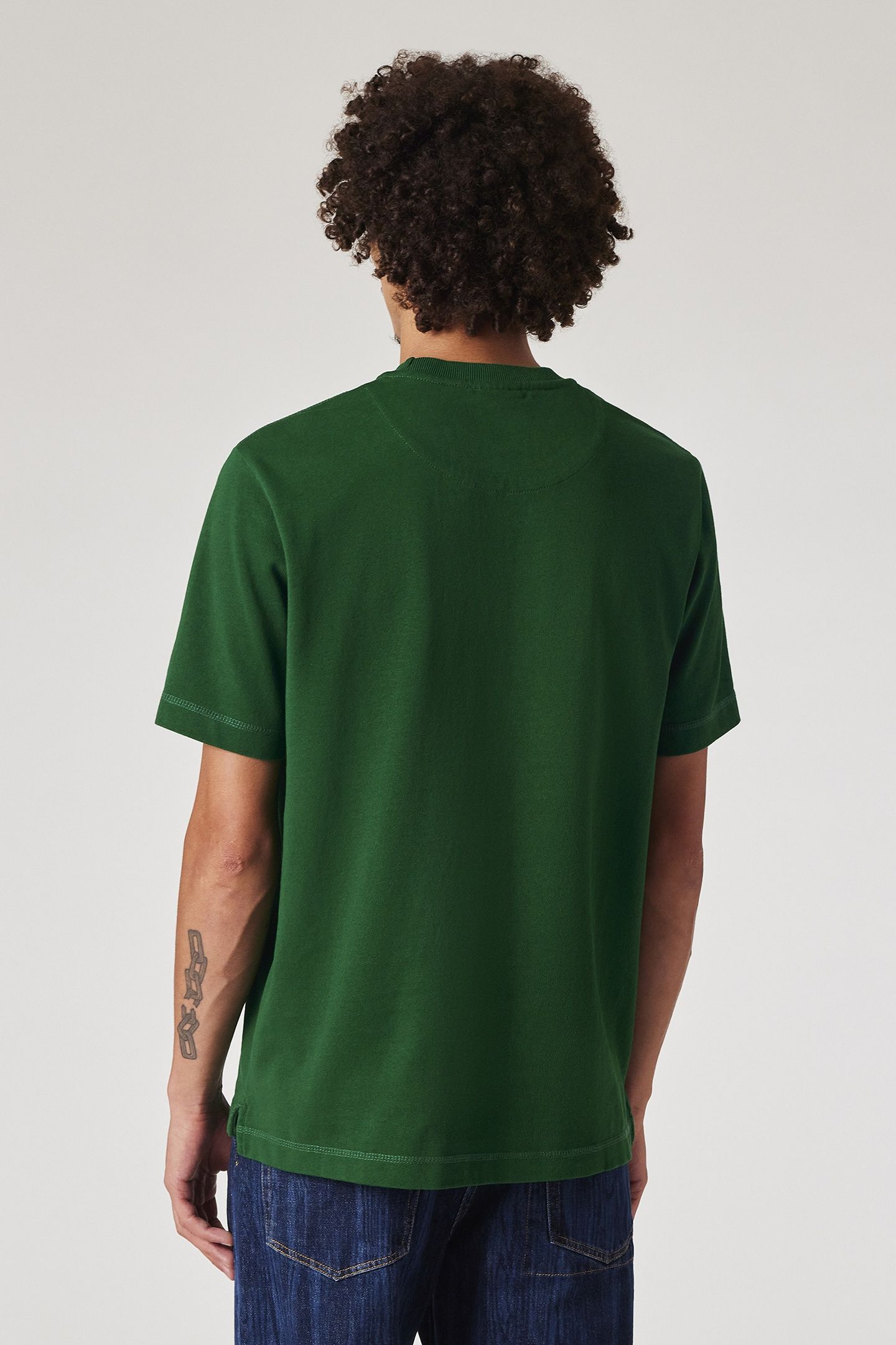 MENS REG FIT SS TSHIRT EMERALD GREEN 3