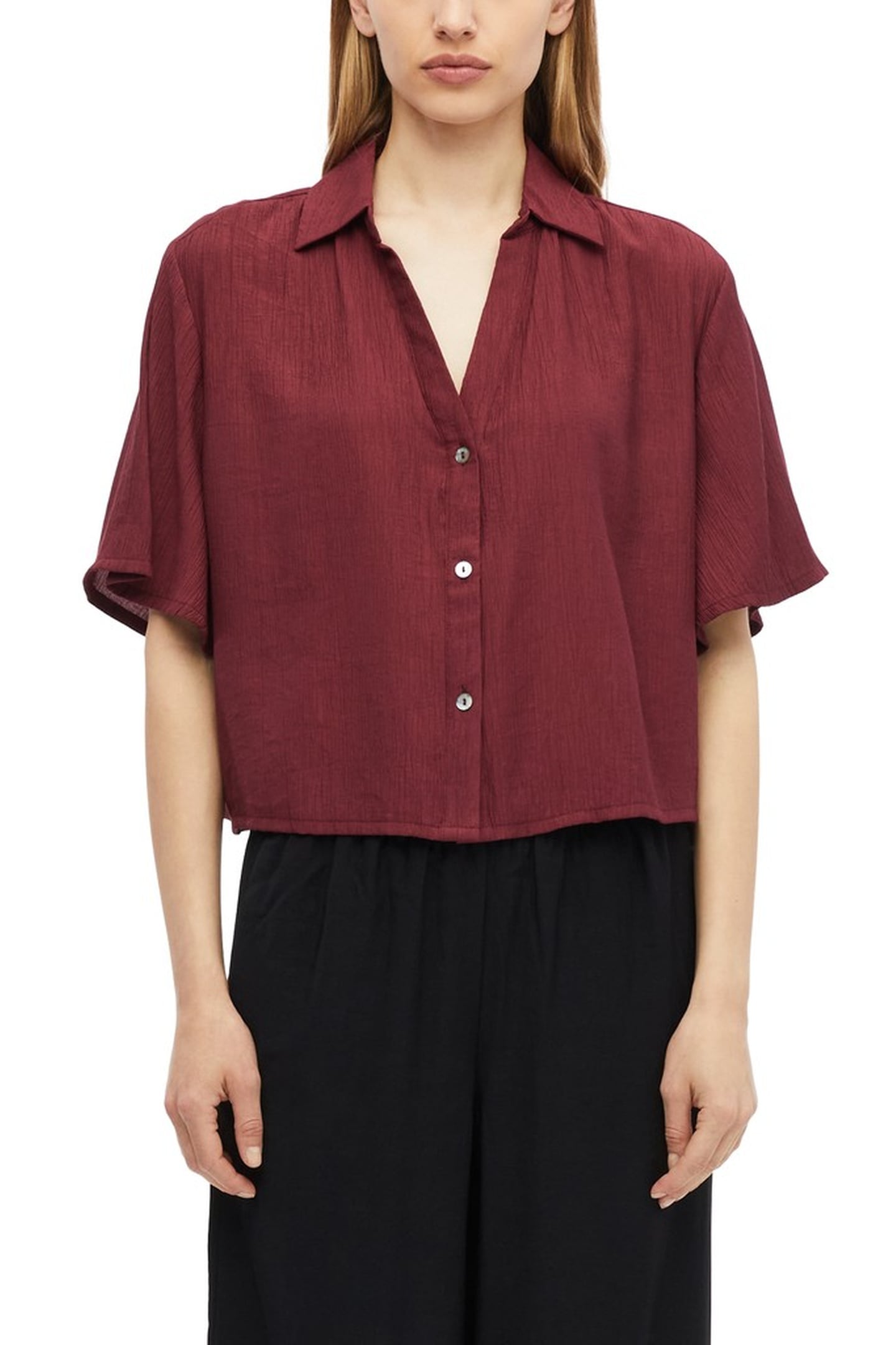S.OLIVER BLOUSES BURGUNDY 1