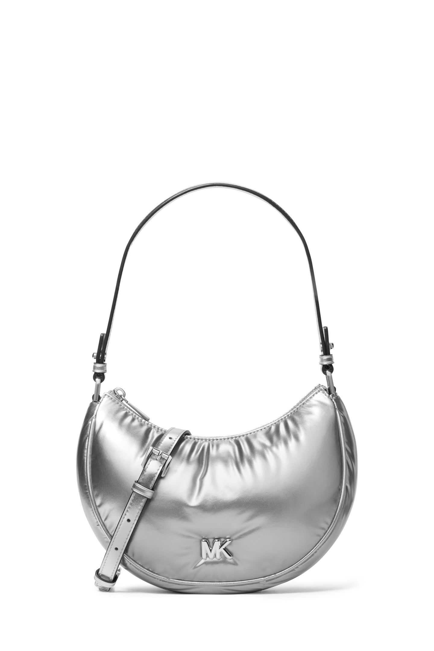 SMALL CONVERTIBLE POUCHETTE SILVER 1