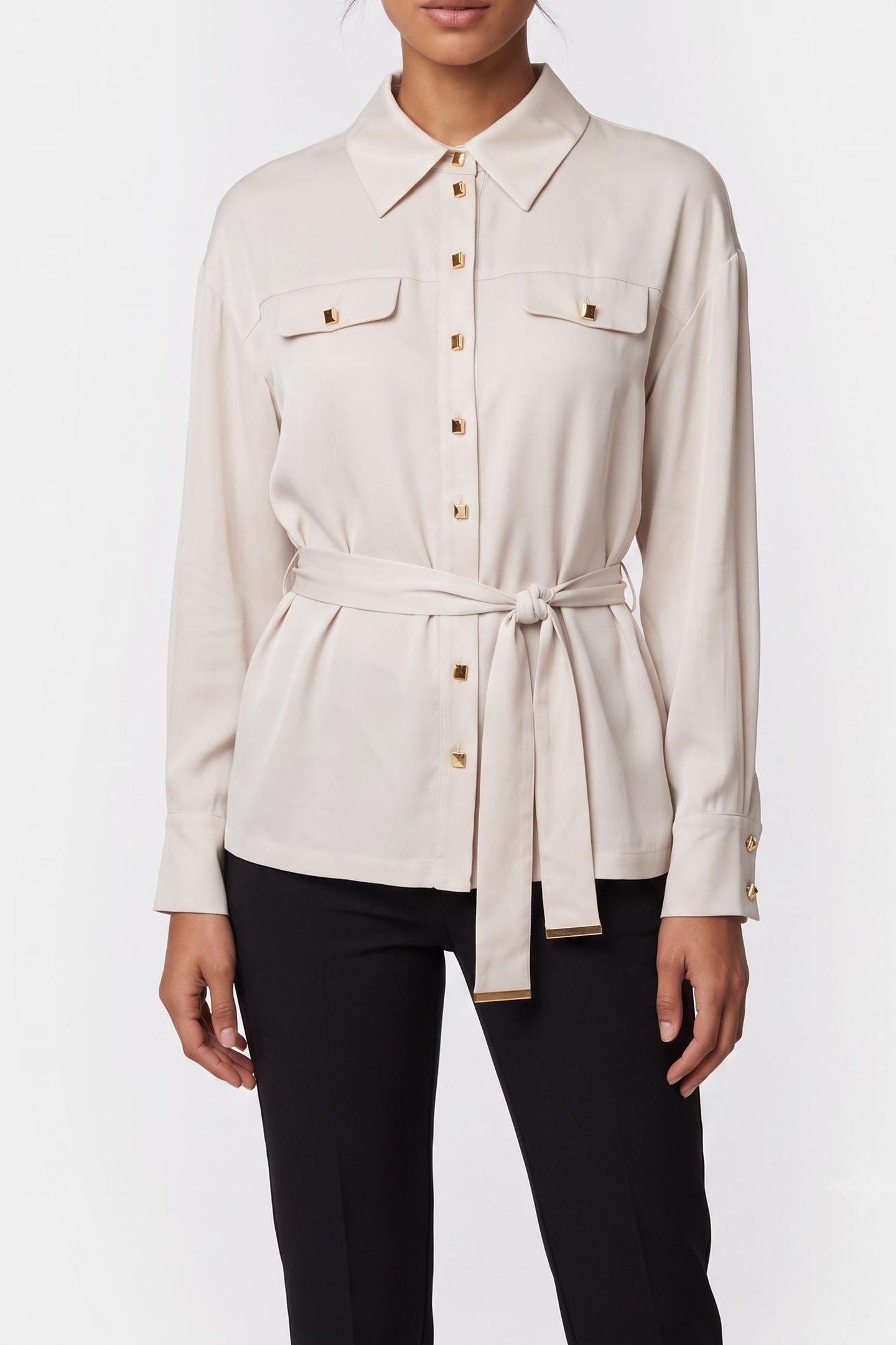 ANITA BELTED SHIRT DREAMY MOON 1