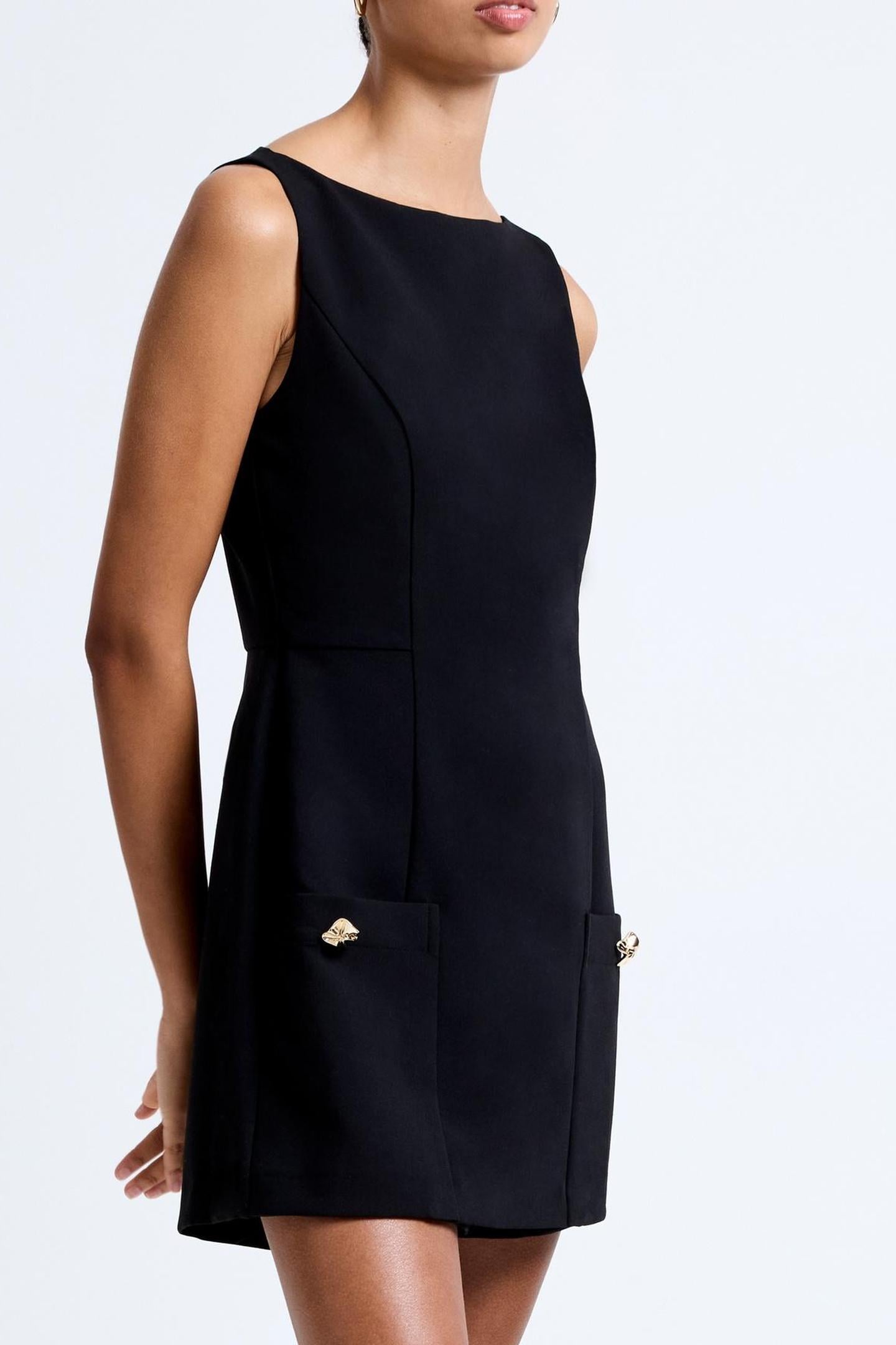 JAIDEN TAILORED PLAYSUIT BLACK BLACK 1