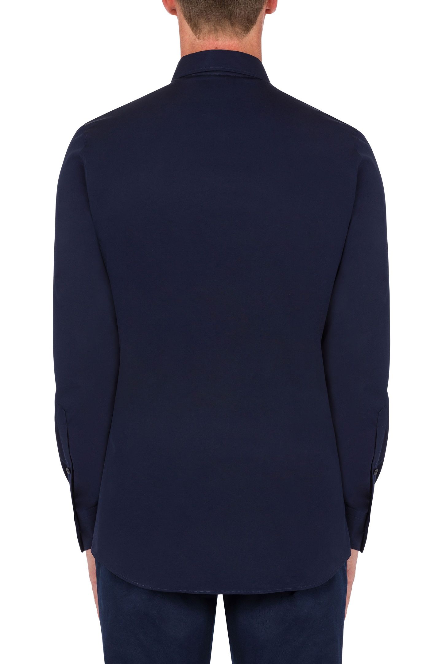 SIGNATURE LOGO POPLIN SHIRT BLUE 2