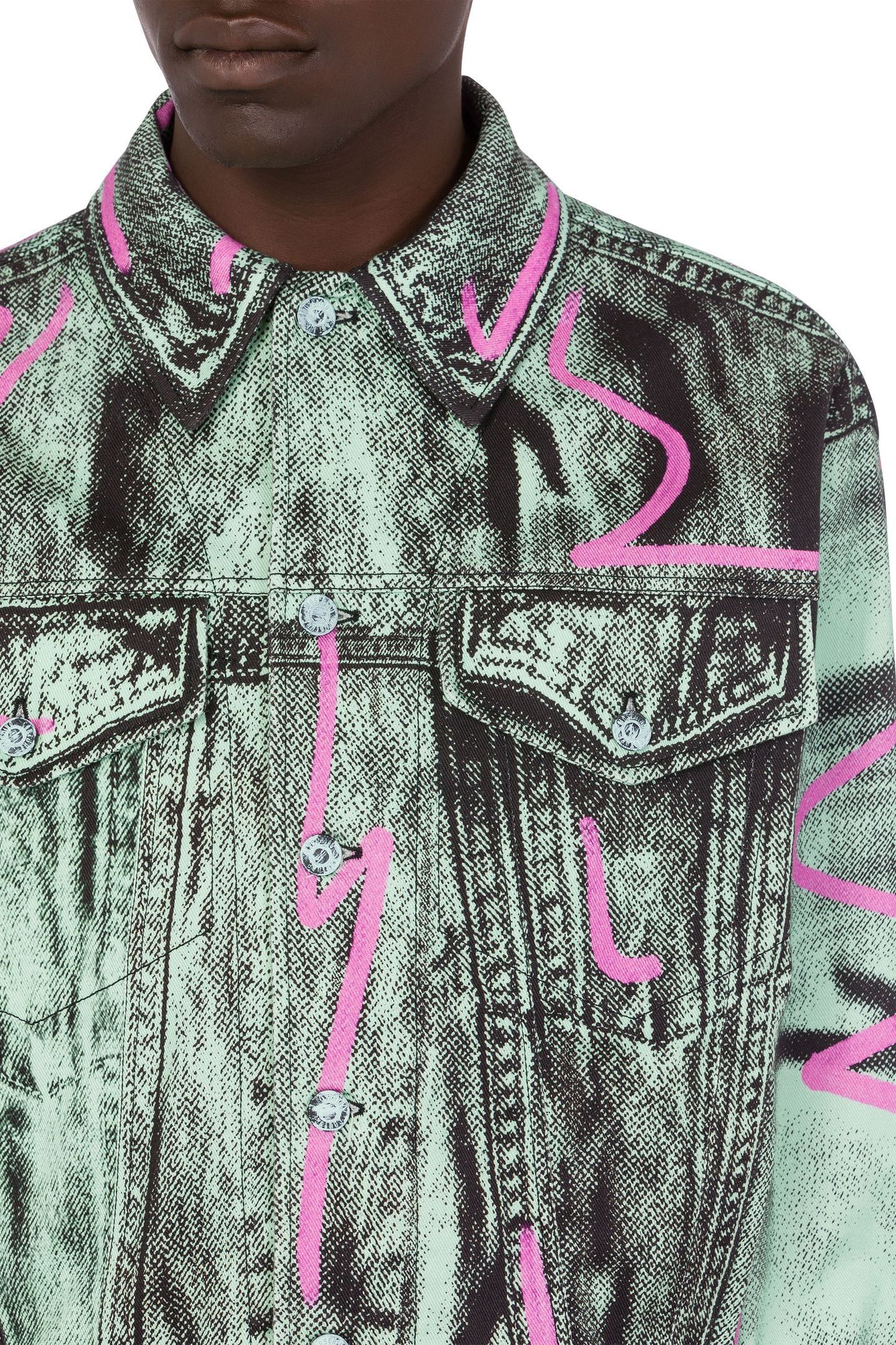 SHADOWS & SQUIGGLES COTTON BULL JACKET GREY 4