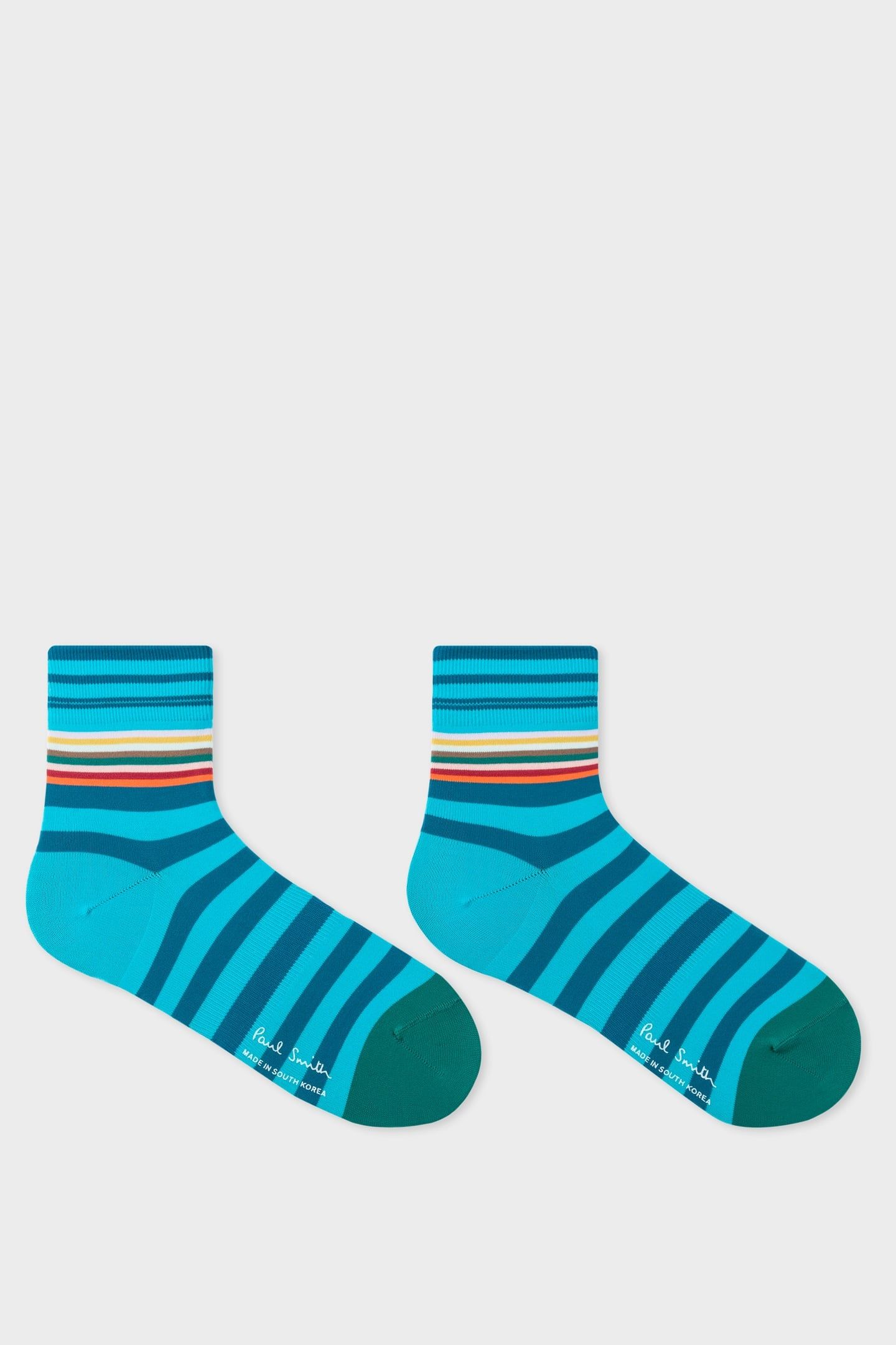 MEN CYCLE SOCK TWO STRP NAVY 4