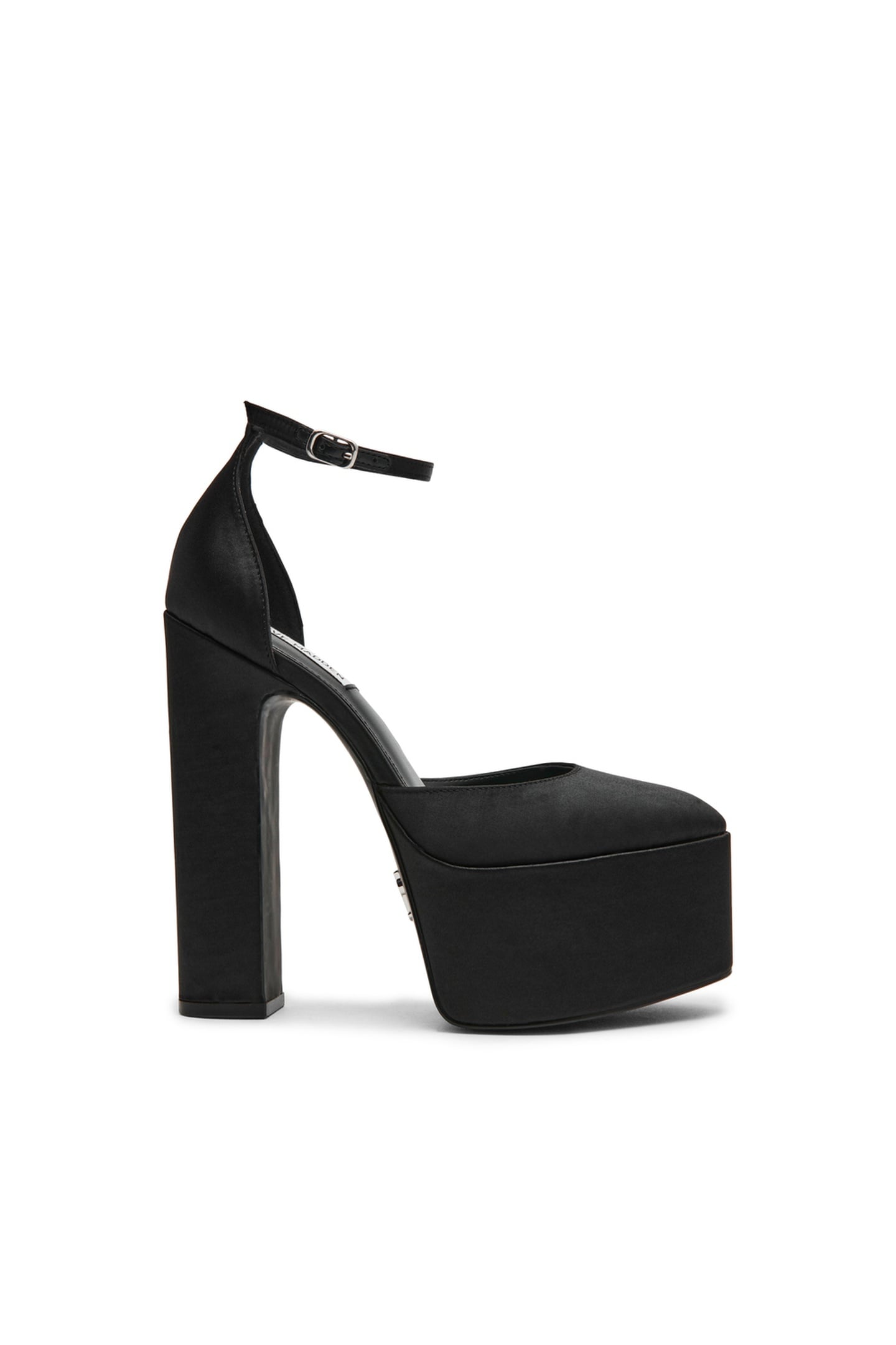 SELESTINE PUMPS BLACK SATIN 1