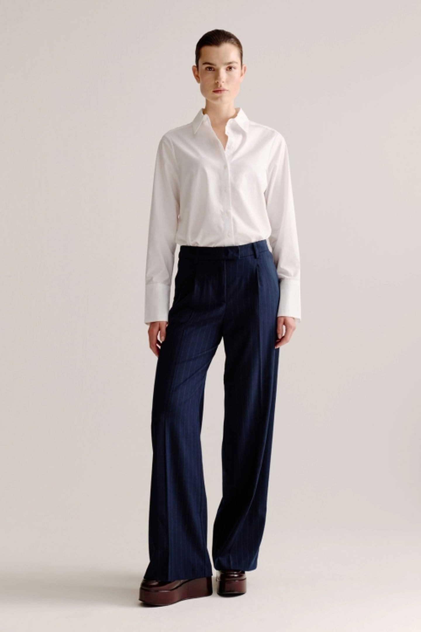 LIVIA PANTS NAVY STRIPE 1