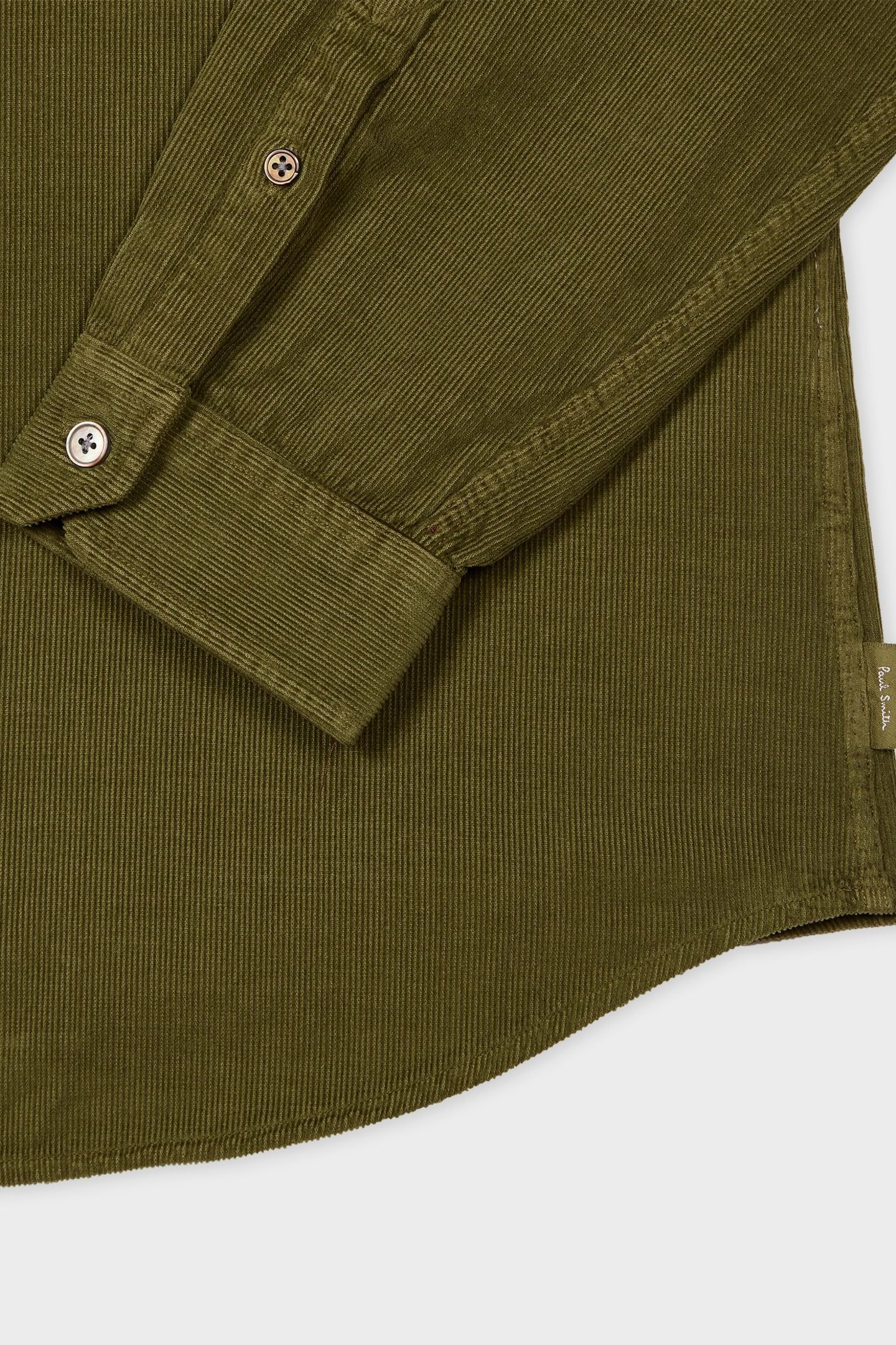 MENS LS TAILORED FIT SHIRT BD COL OLIVE GREEN 2