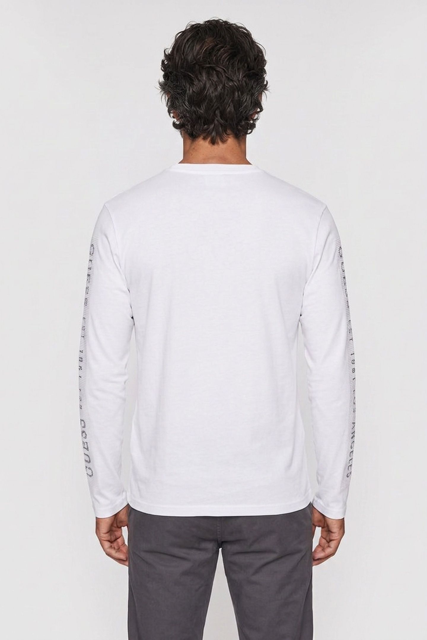 CN LS SLEEVES LOGO T PURE WHITE 2