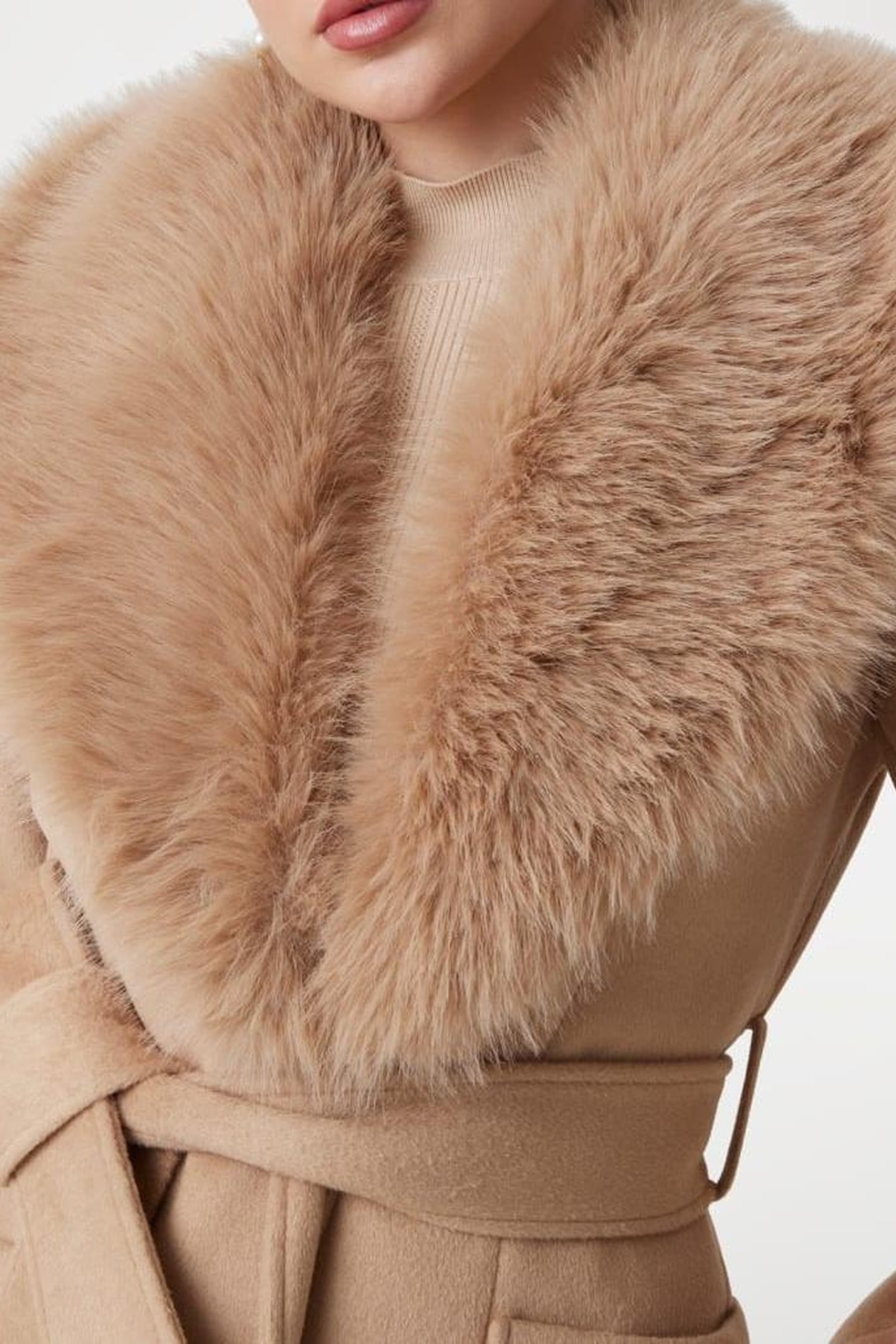 CHARLIZE PLAID COAT HERB TAN MULTI 8