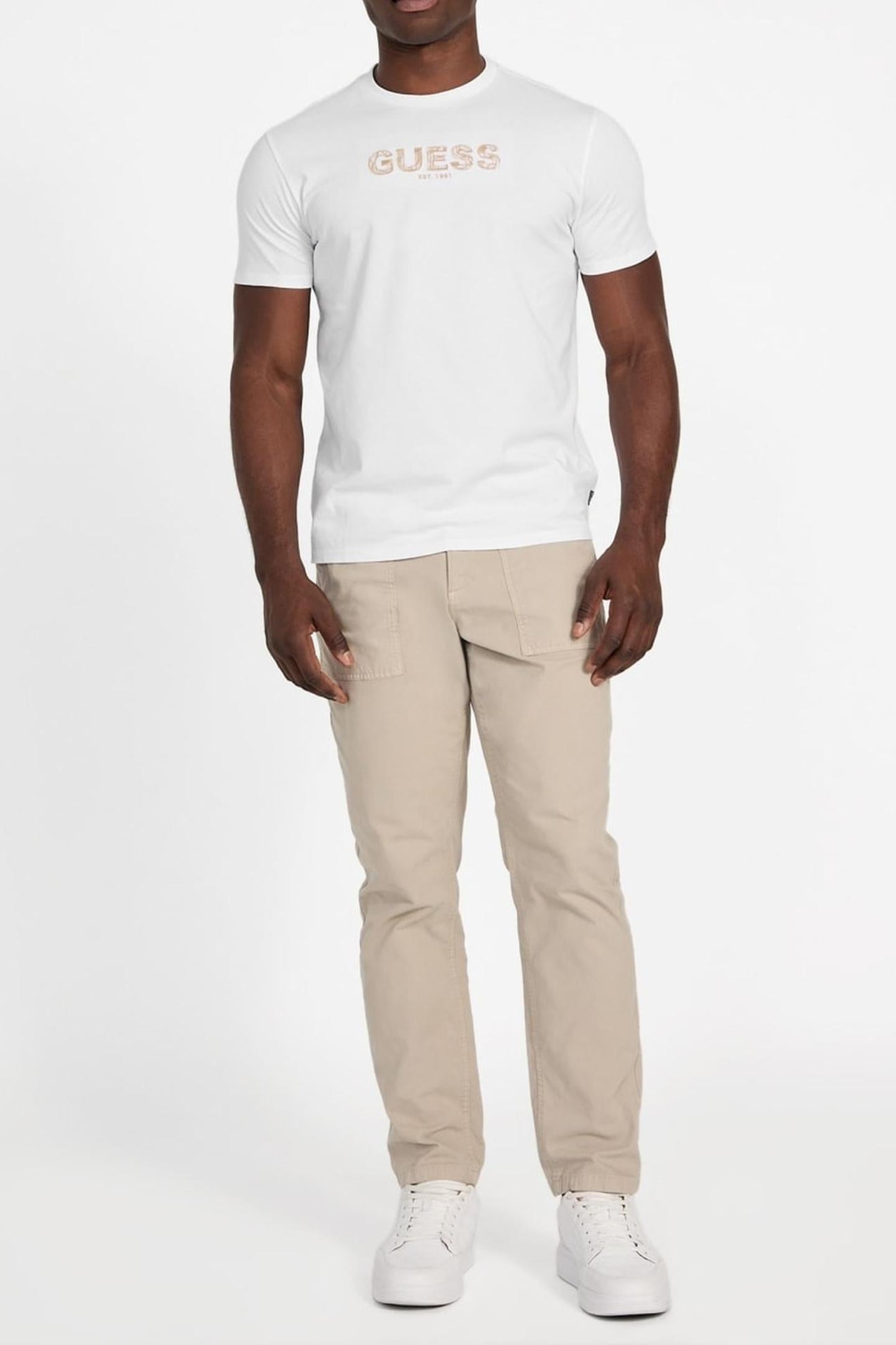SS BSC GUESS EMBROID PURE WHITE 4