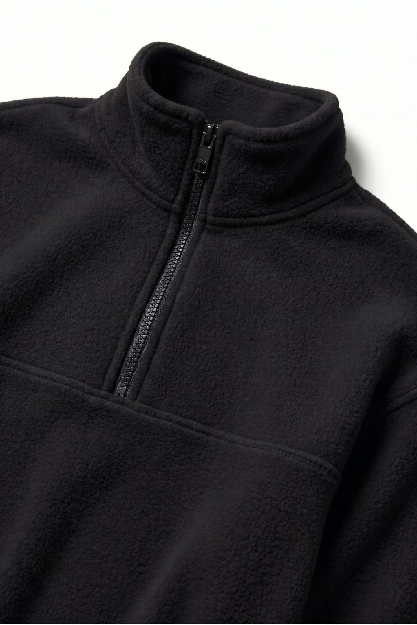 BASIC POLAR FLEECE TROYER BLACK 7