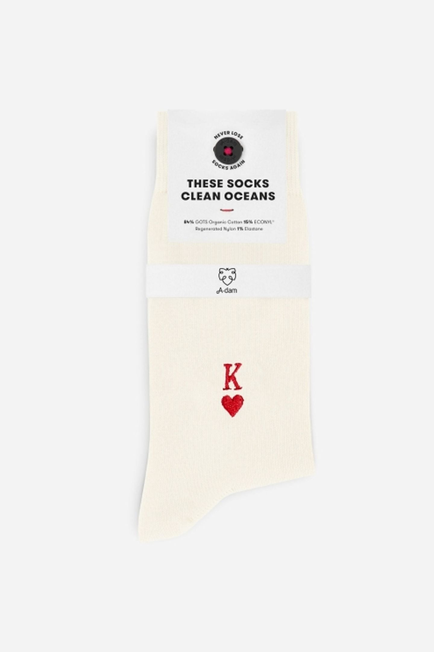 A-DAM 3-PACK CASUAL SOCKS KENNY UNDYED 3